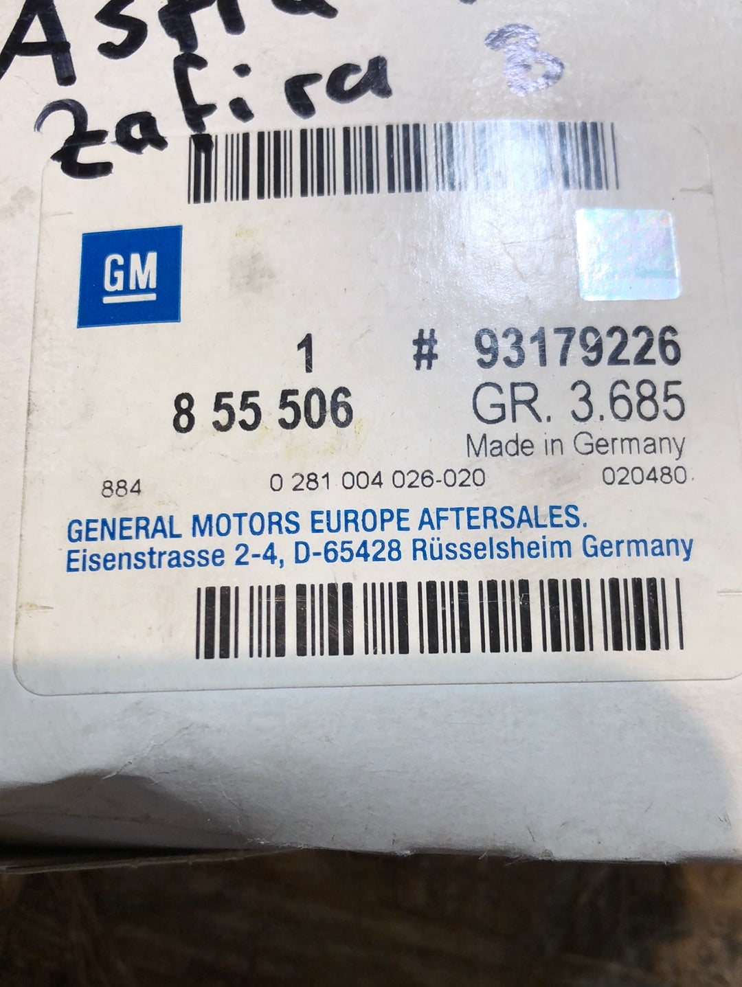 Original GM Opel Vectra C Signum Astra H Zafira B 1.9CDTi Lambdasonde Neu