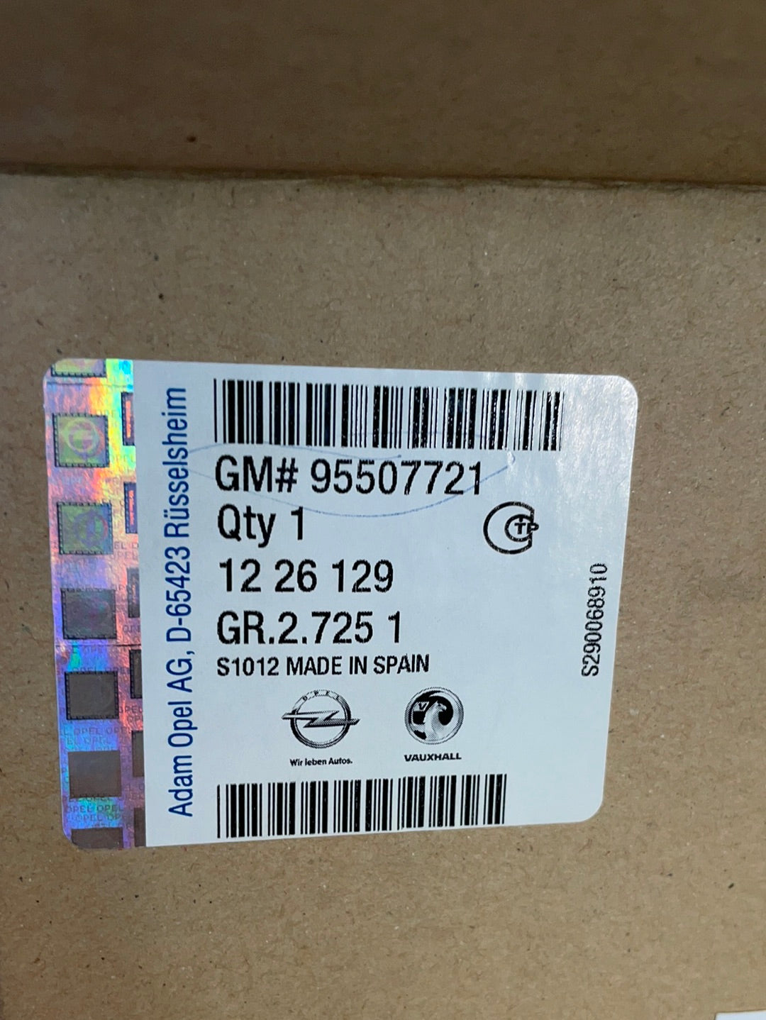 Original GM Opel Corsa D Scheinwerfer links Halogen Neu