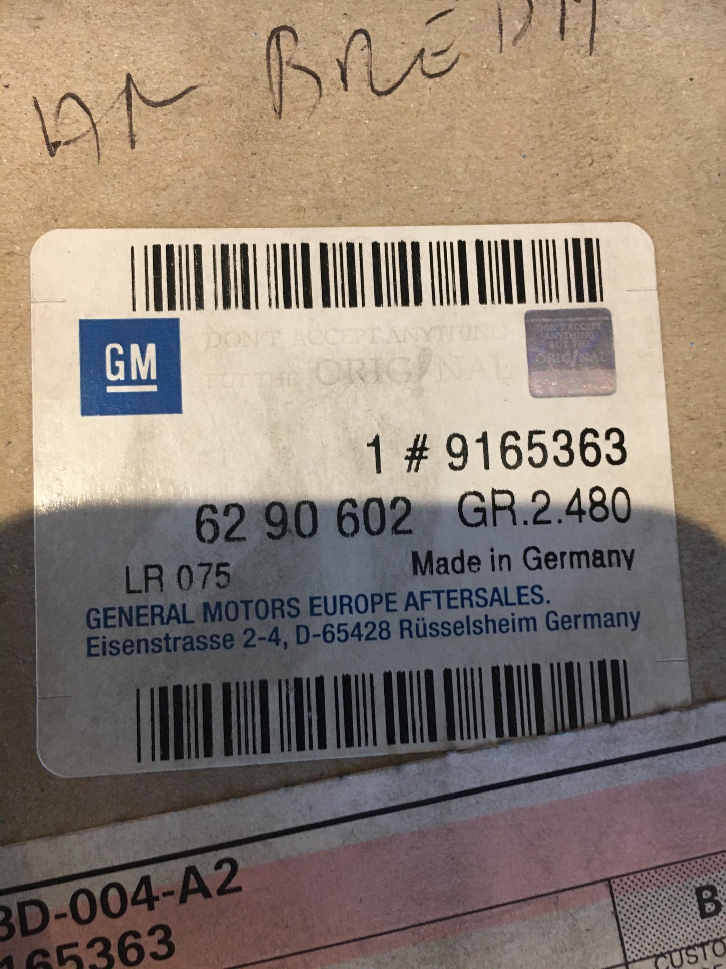 Original Corsa c Kabelsatz Seiten Airbag NEU