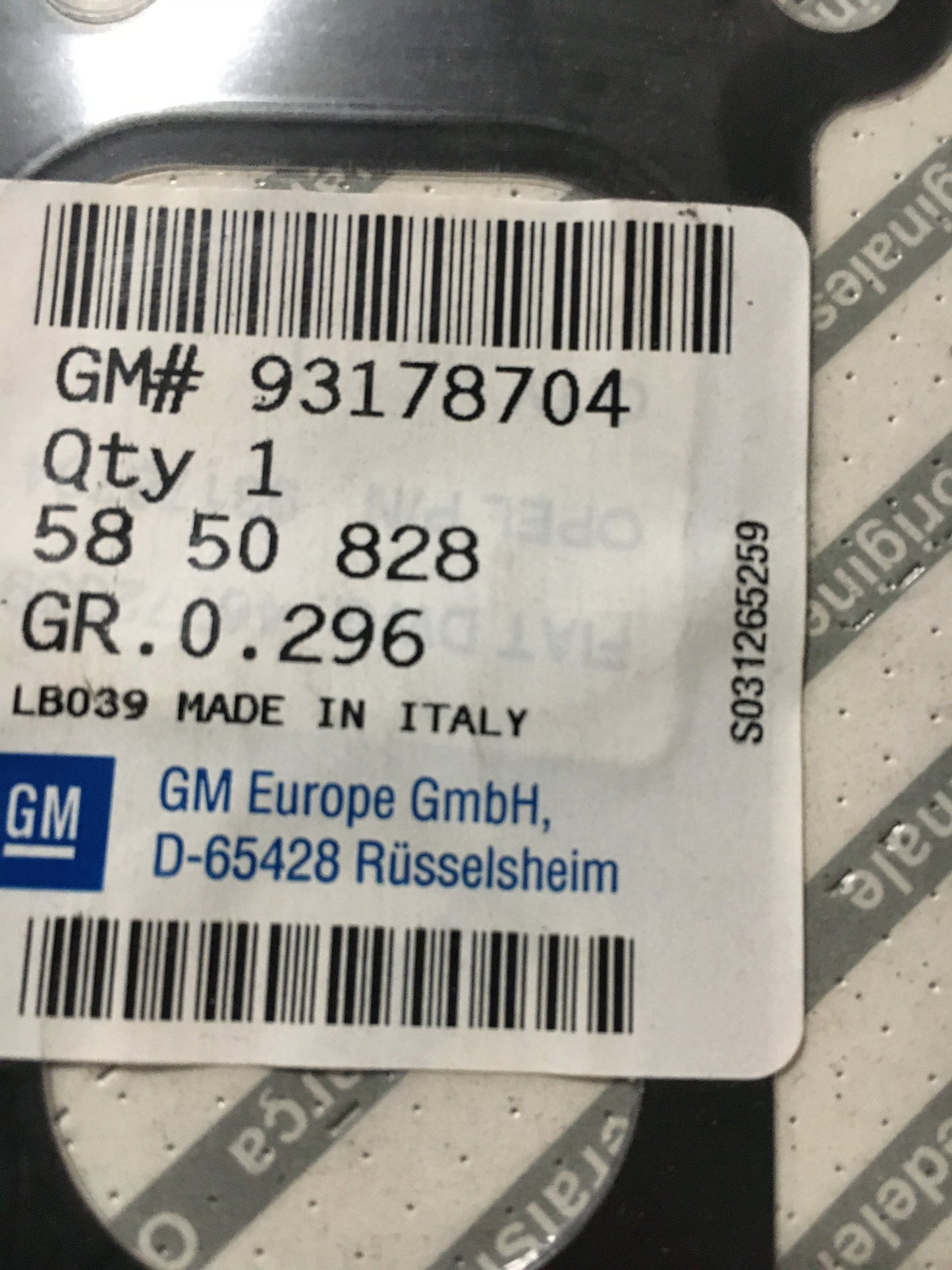 Original Astra H Caravan Ansaugkrümmerdichtung NEU