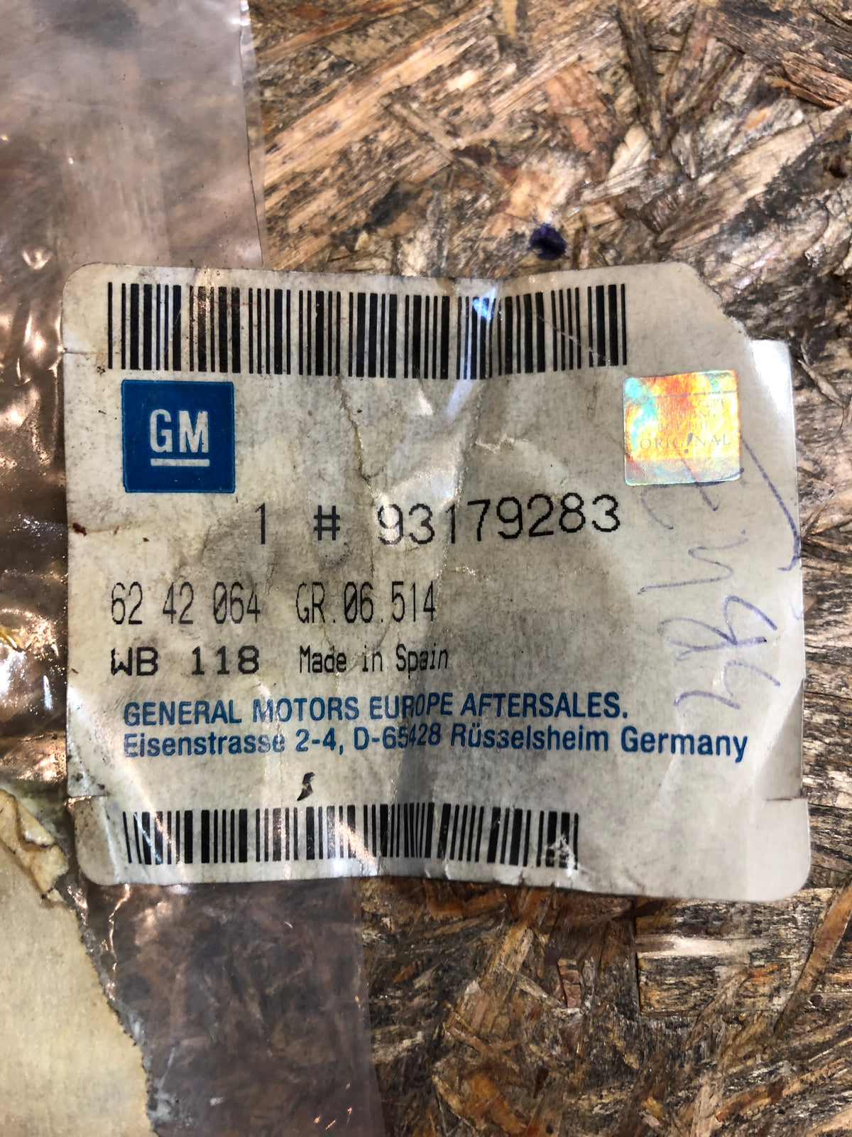 Original GM Opel Astra H Kontaktplatte Lenkrad Neu