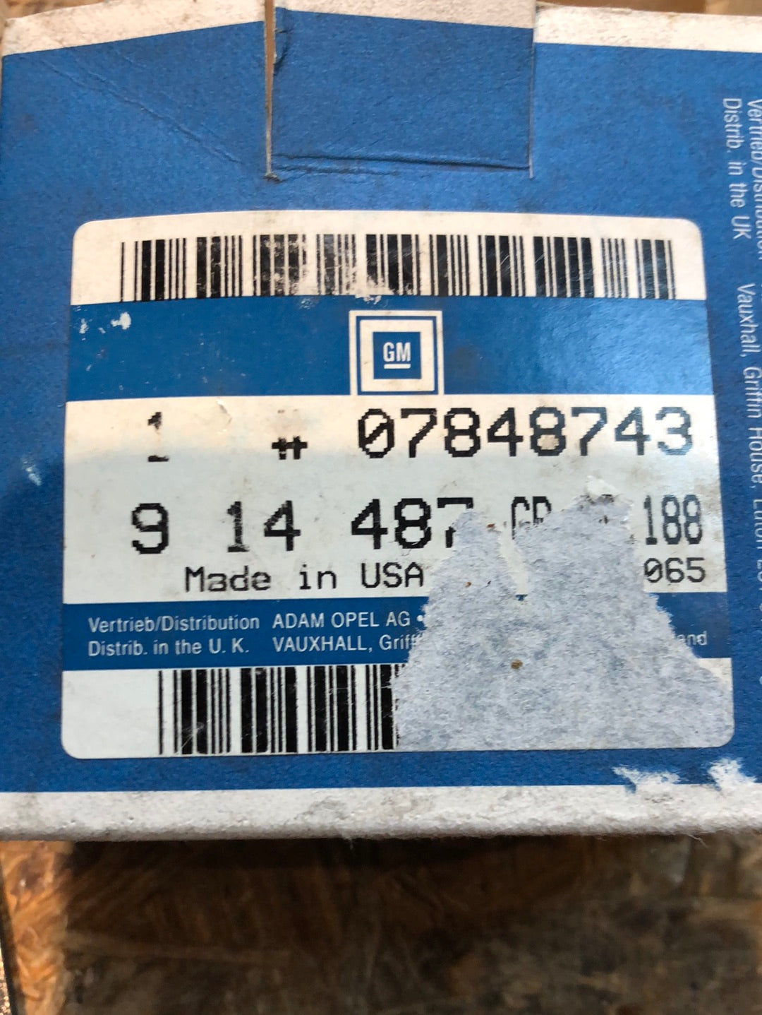Original GM Opel Omega A Zündschaltergehäuse Neu