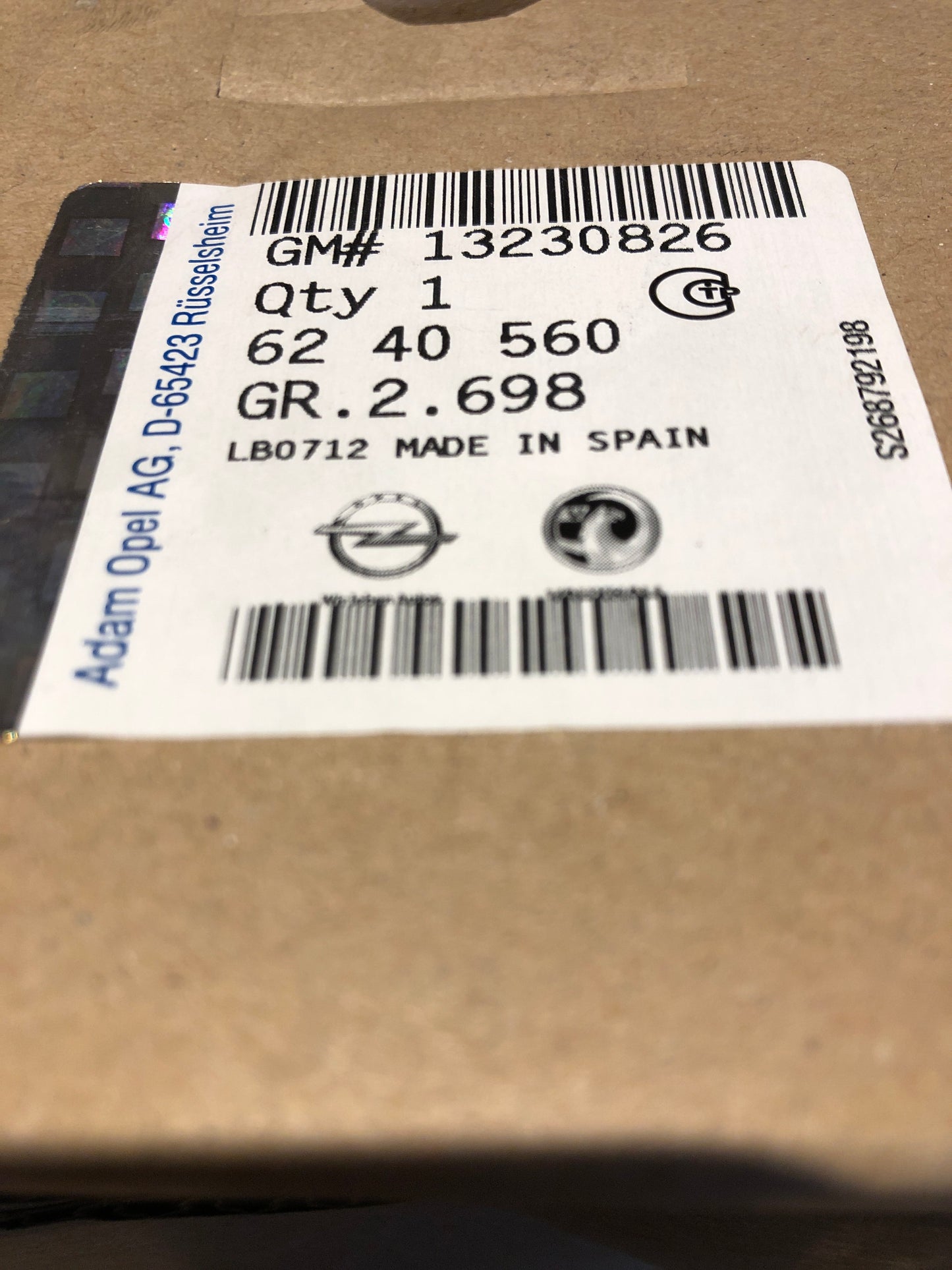 Original Opel Vectra C Lichtschalter Neu