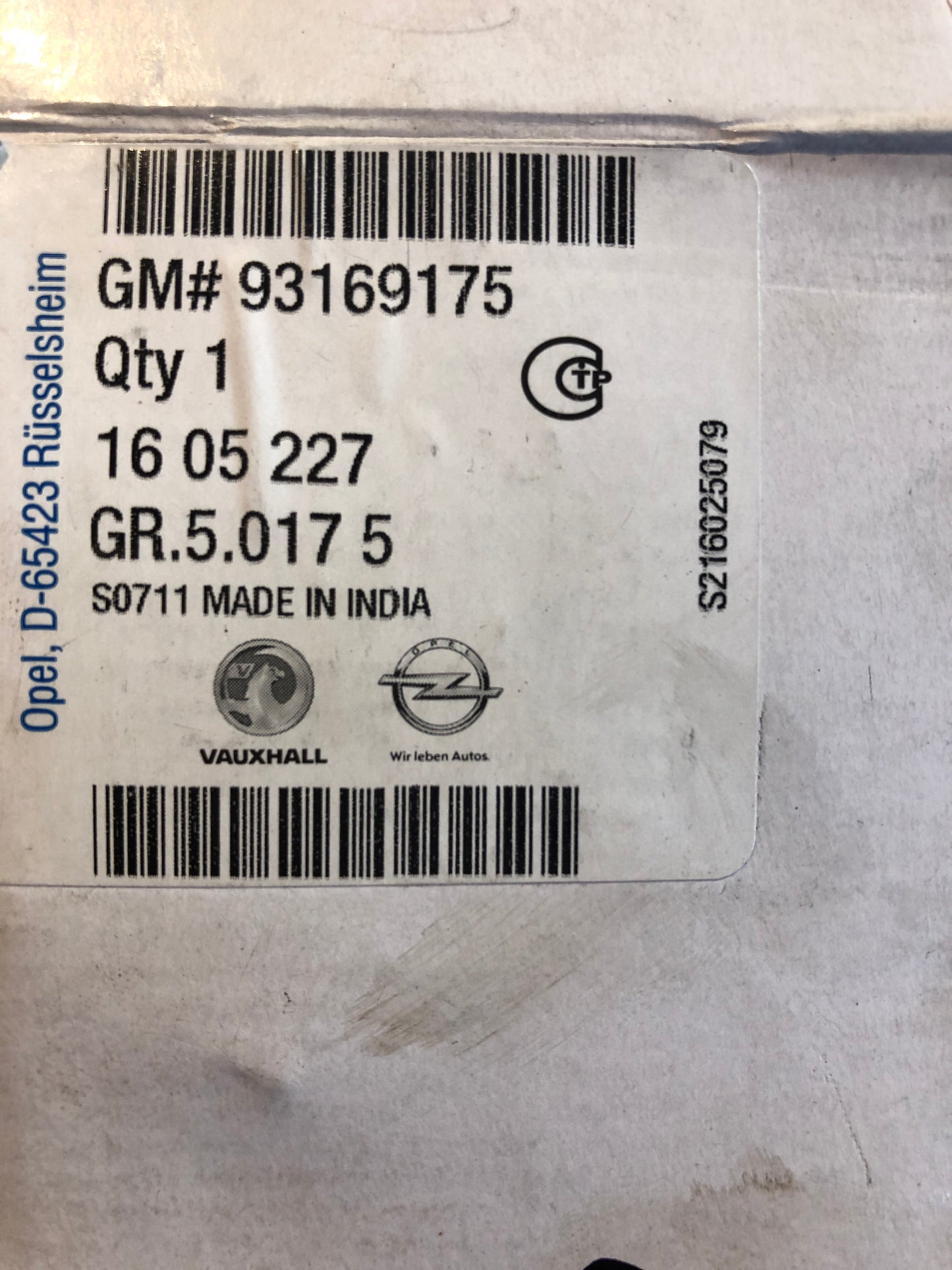 Original Opel Corsa D Bremsklötze vorne Neu