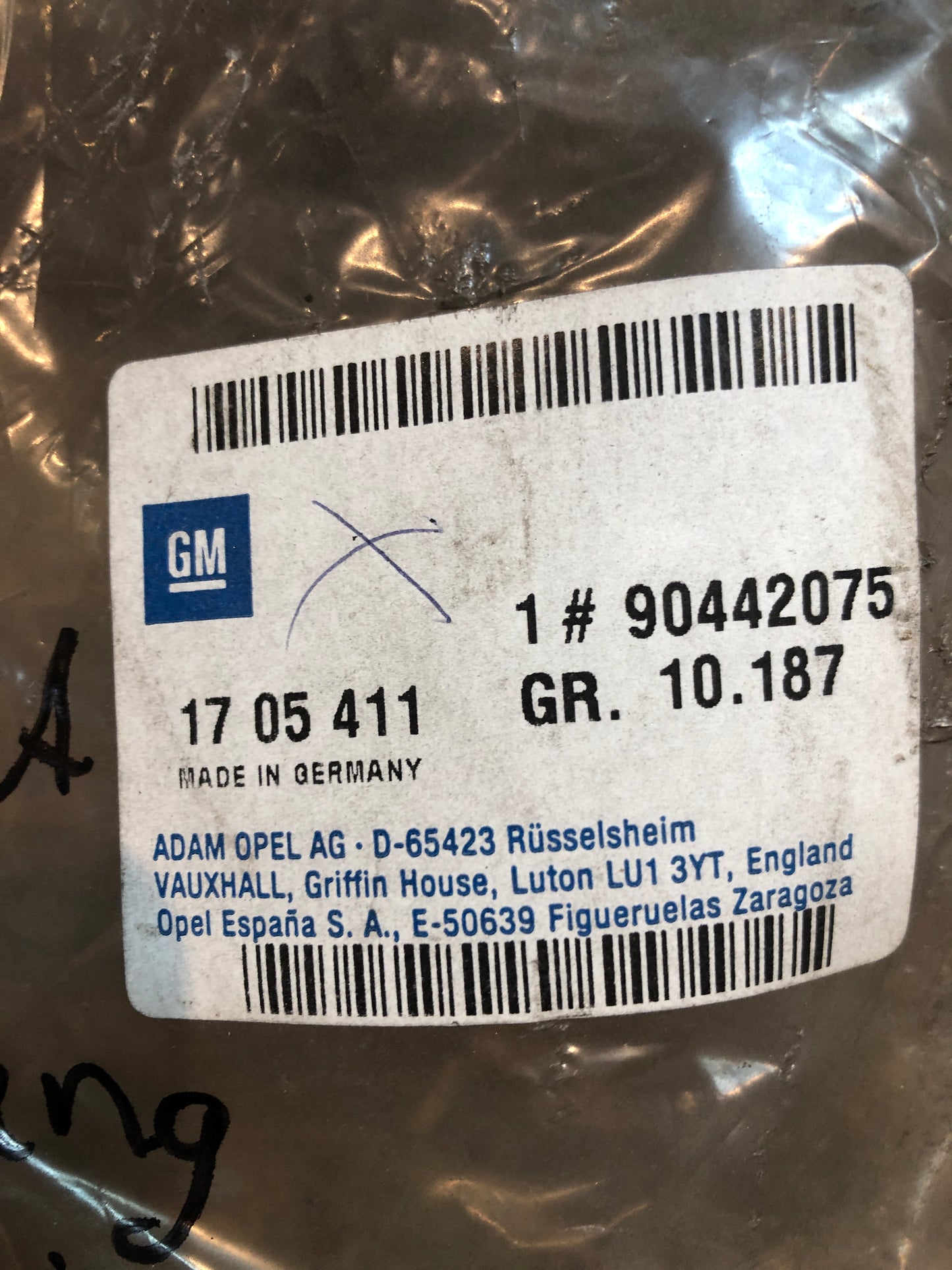 Original GM Opel Corsa A Abdeckung Außenspiegel links Neu