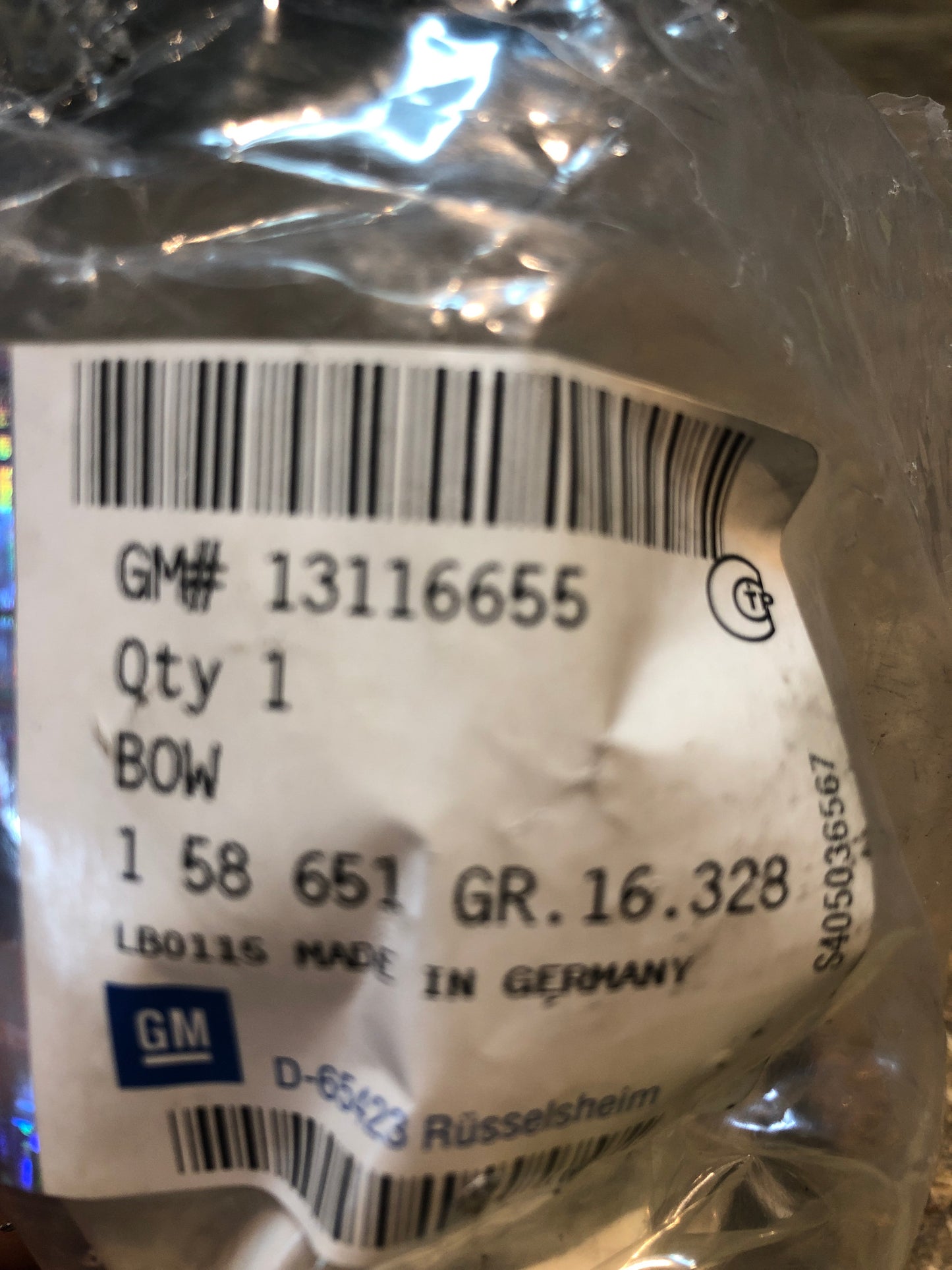 Original GM Opel Zafira B Astra H Meriva A Fanghaken Schließbügel Türe Neu