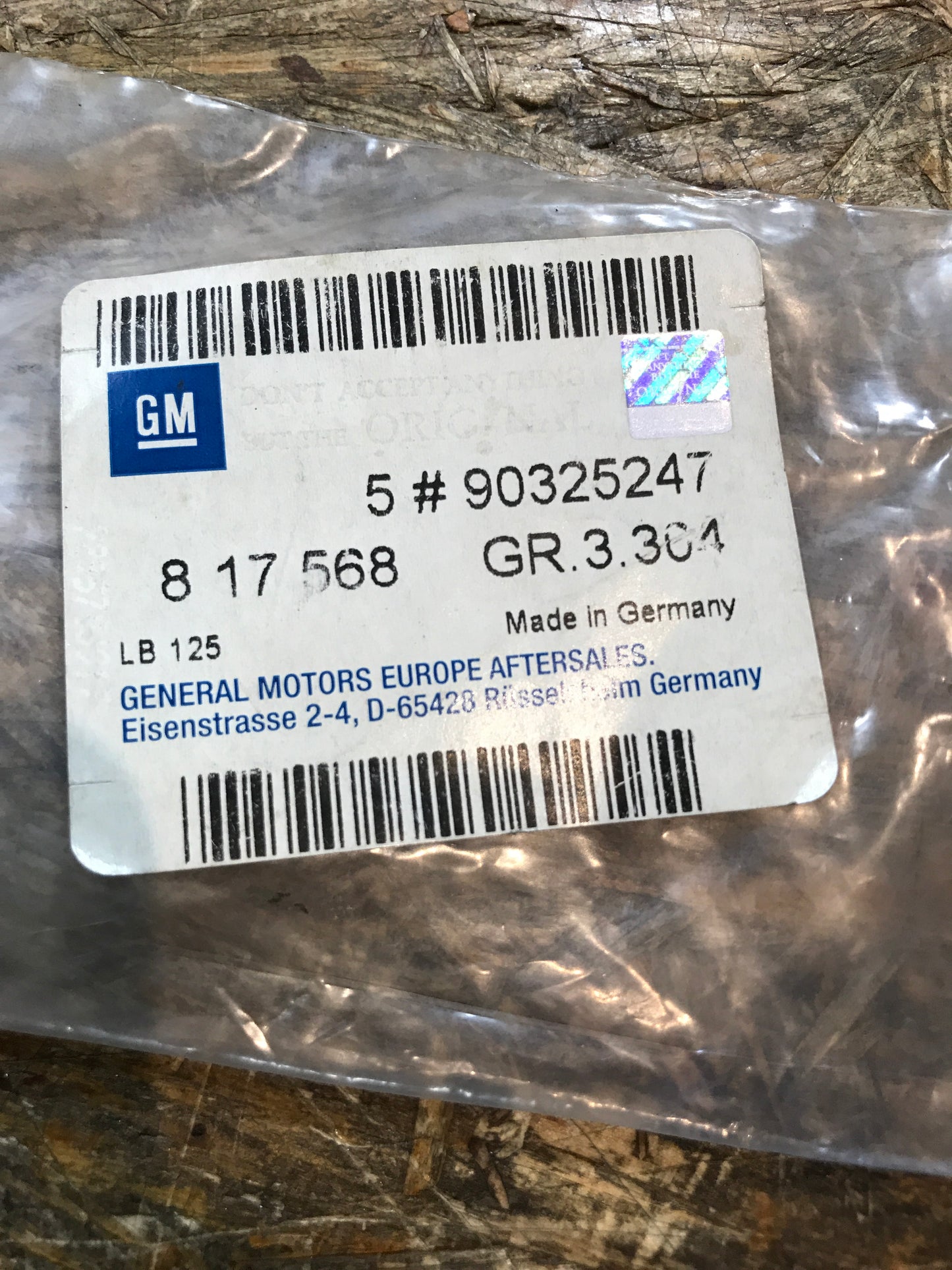 Original Opel Senator B Dichtung Adapter an Saugrohr kraftstoffeinspritzventil NEU