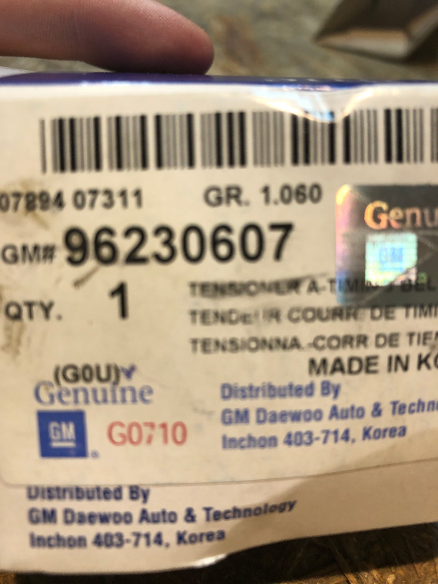 Original GM Opel Ascona Daewoo Nubira Spannrolle Neu