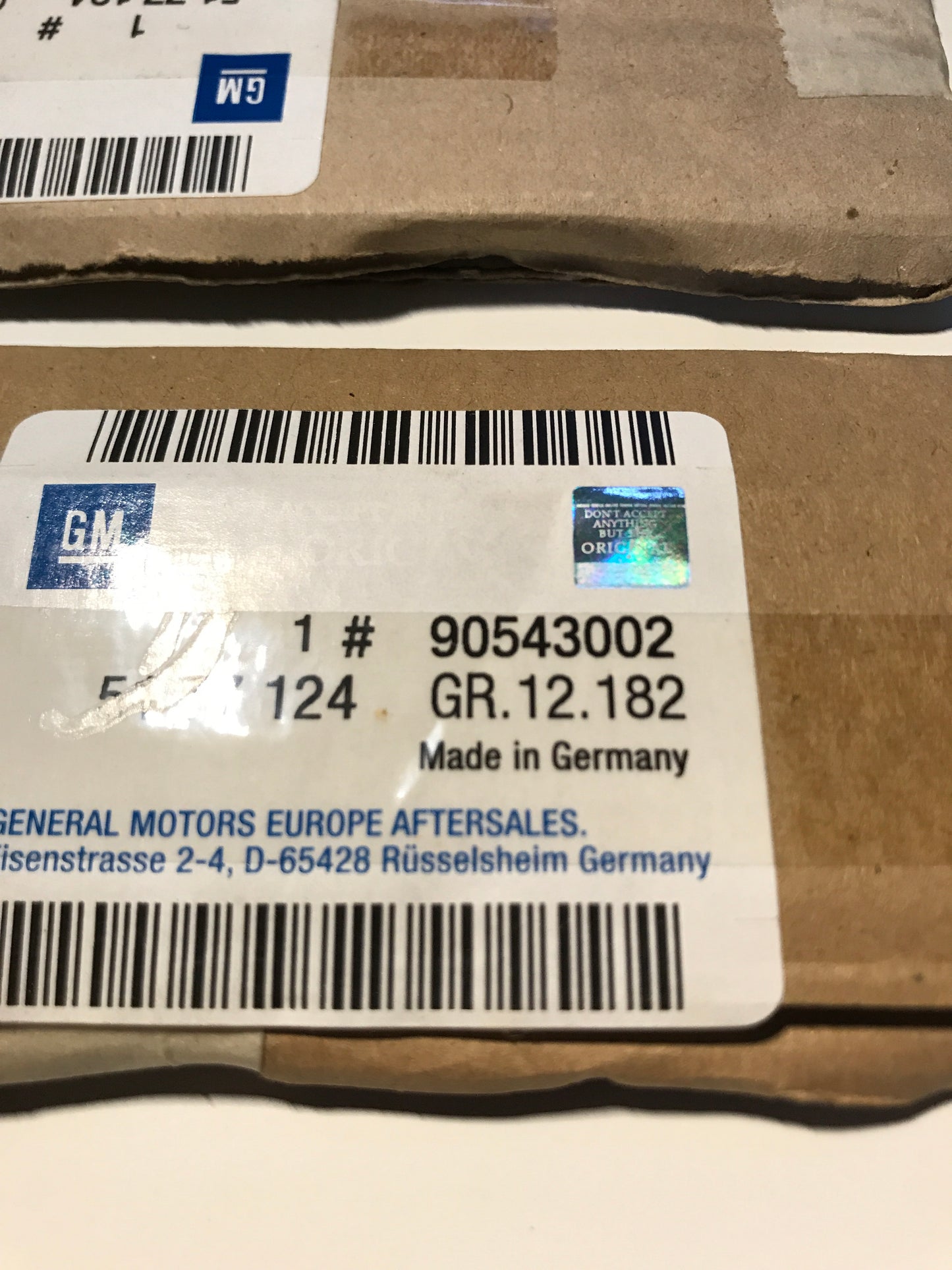 Original Opel Corsa B 12V Schriftzug NEU