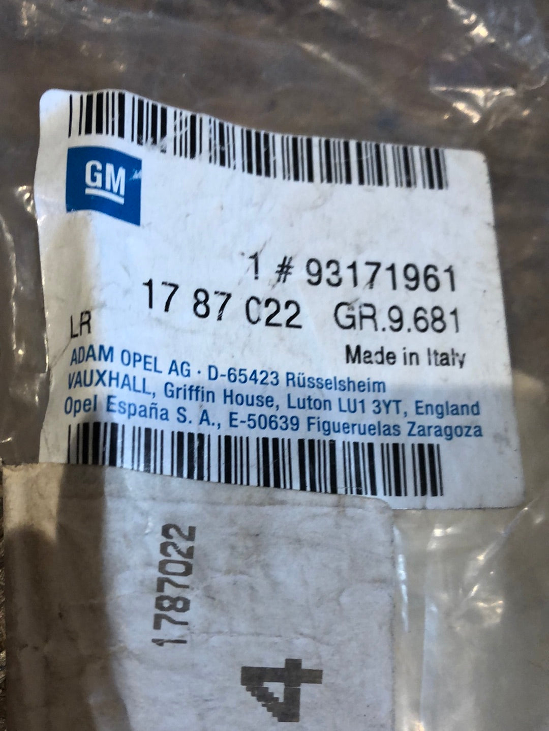 Original GM Opel Corsa C Meriva Insignia Antennenkabel Neu