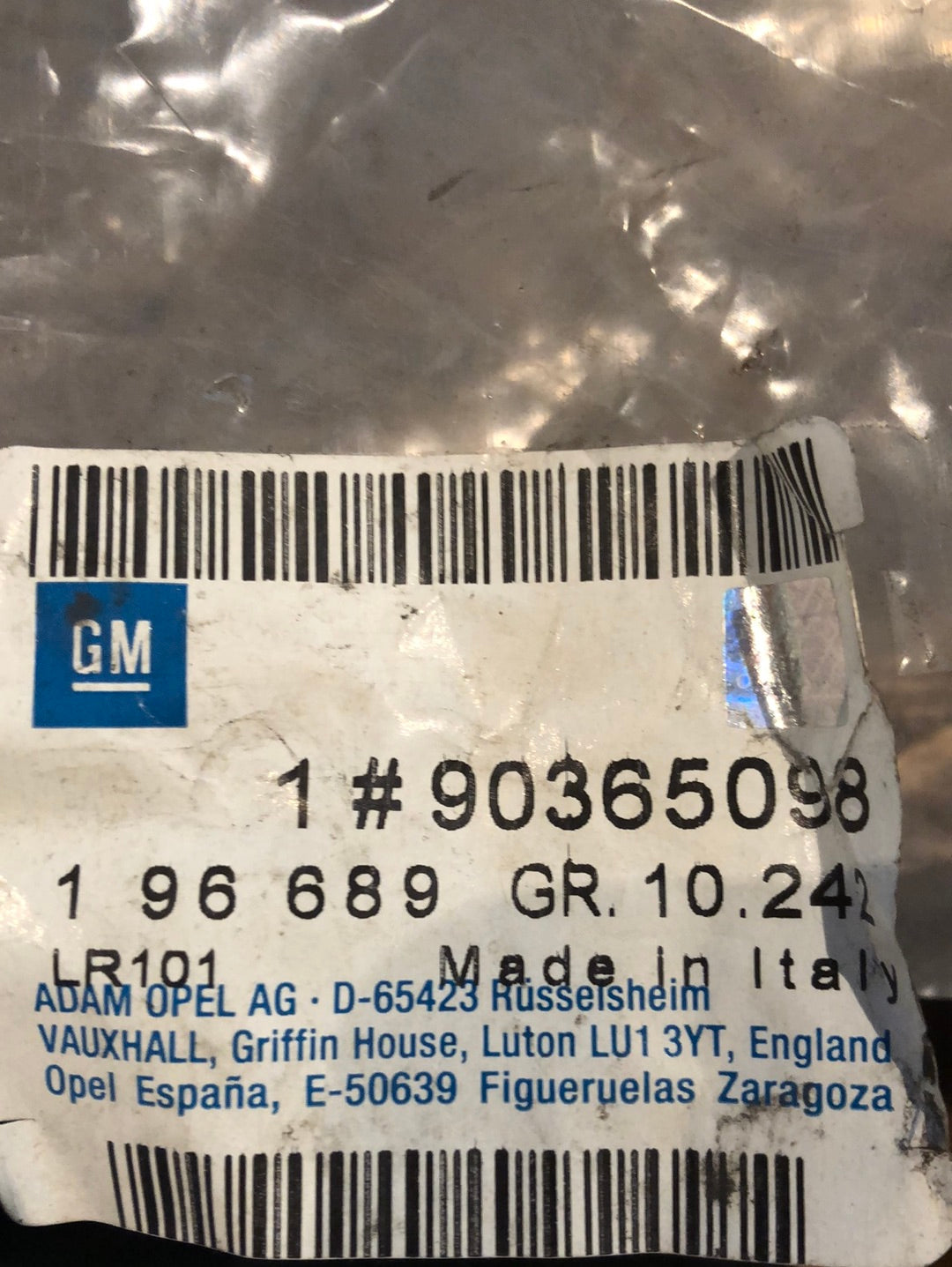 Original GM Opel Senator B Bj. 88-94 Abdeckung Konsole blau Leder Neu