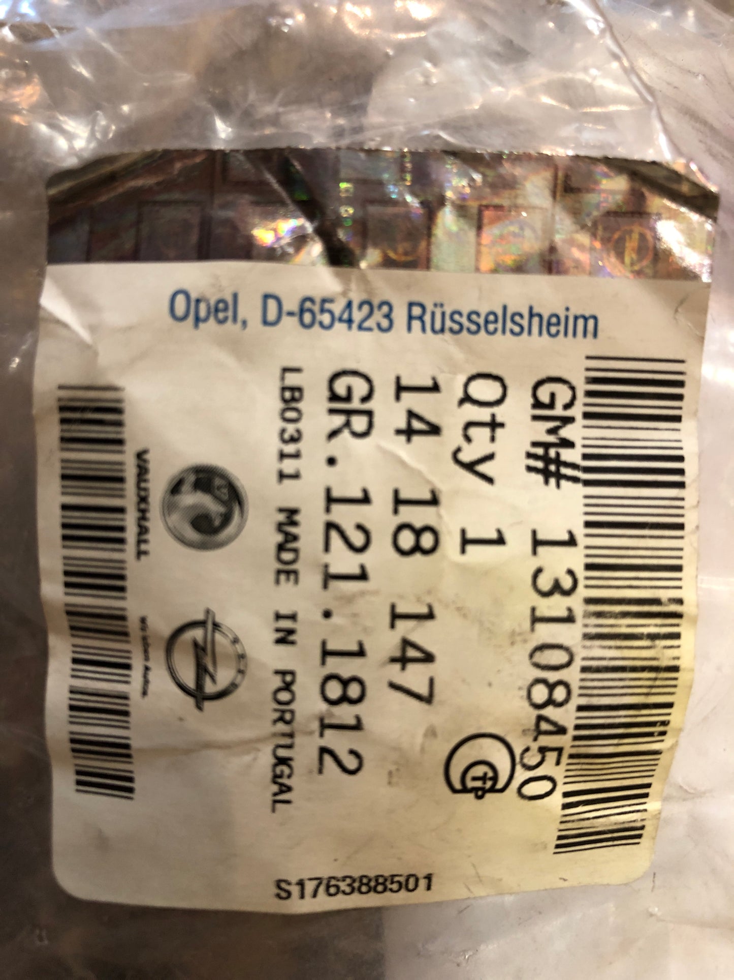 Original GM Opel Zafira B Ersatzradbefestigung Neu