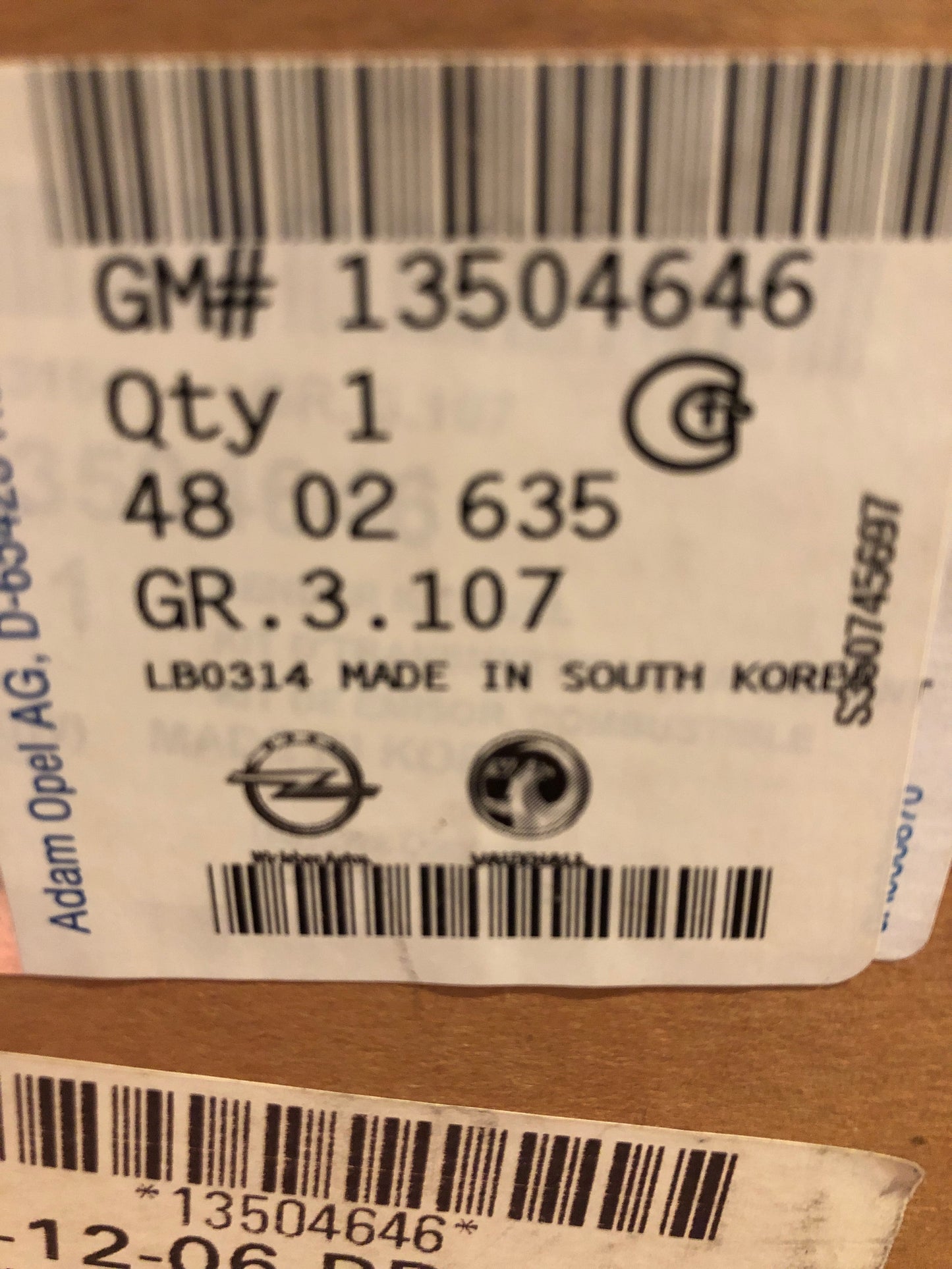 Original Opel Antara Kraftstoffmesser Neu