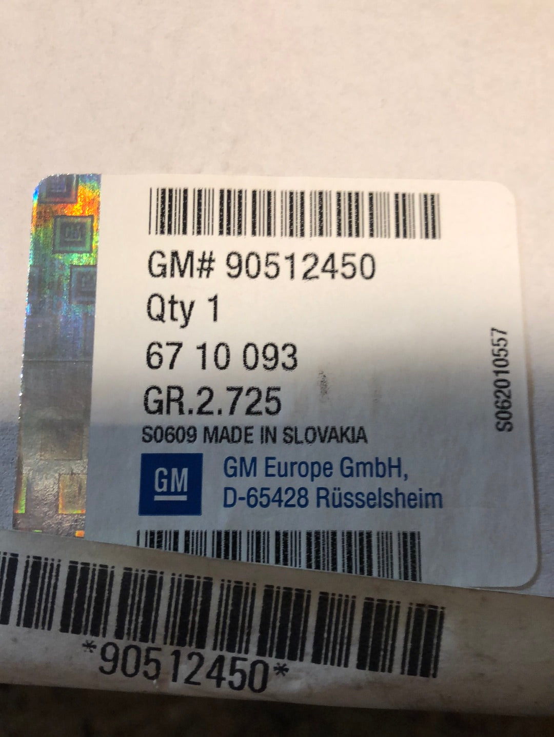 Original GM Opel Vectra B Nebelscheinwerfer vorne links Neu