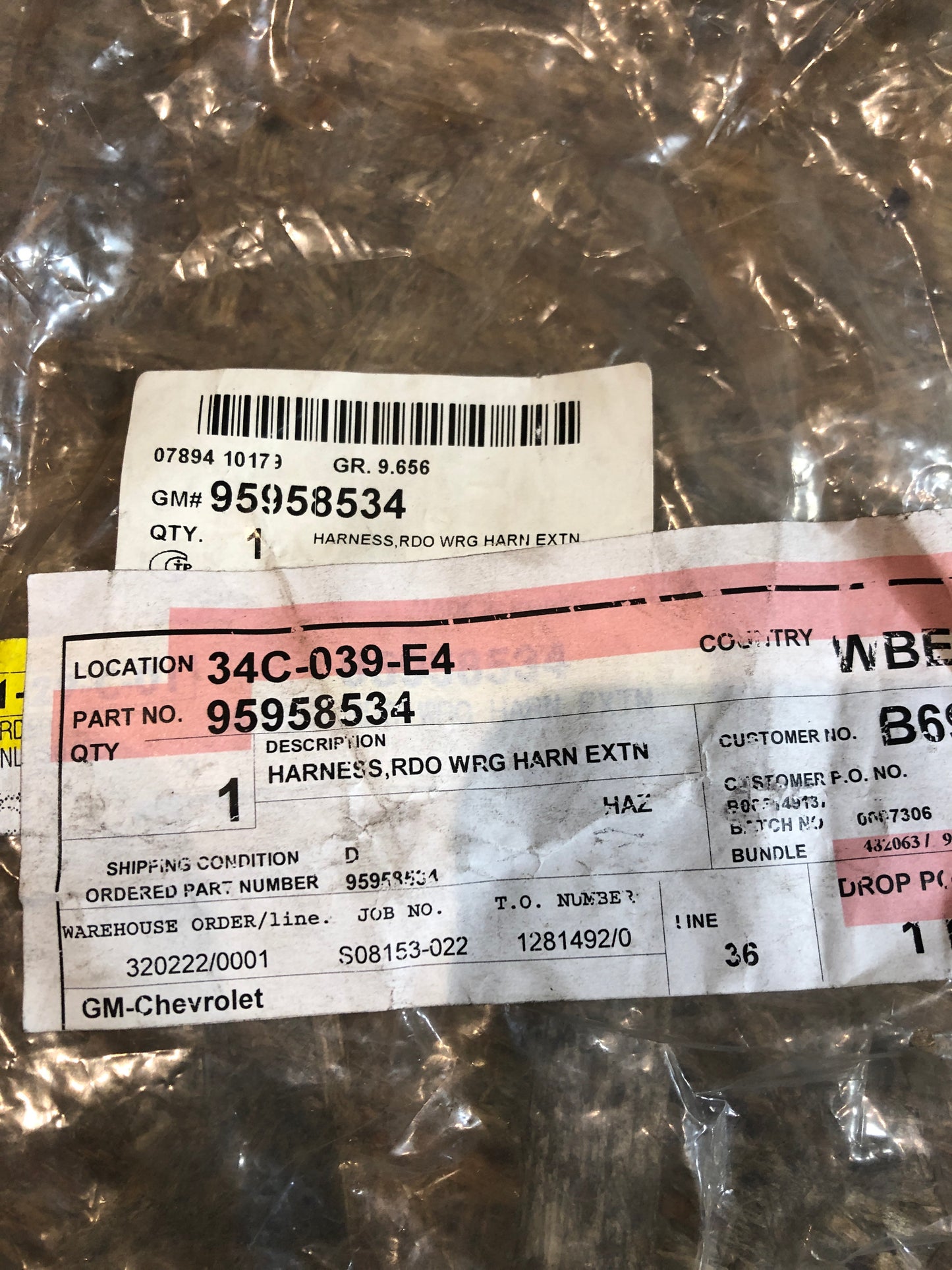 Original GM Oldtimer/ Youngtimer Kabelsatz Neu