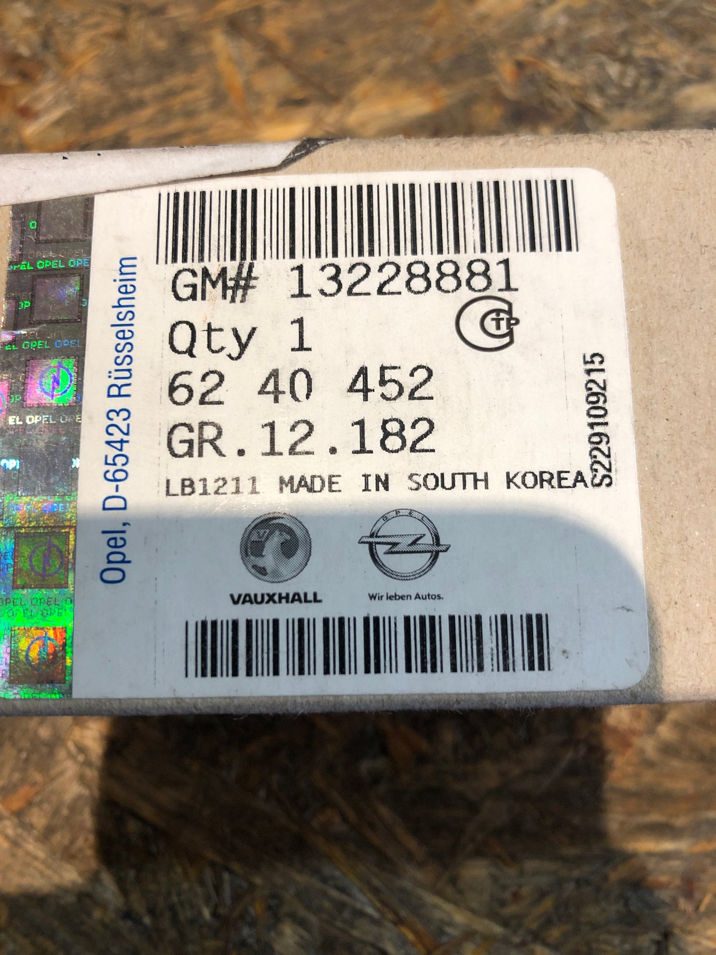 Original Astra H Fensterheber vorne rechts