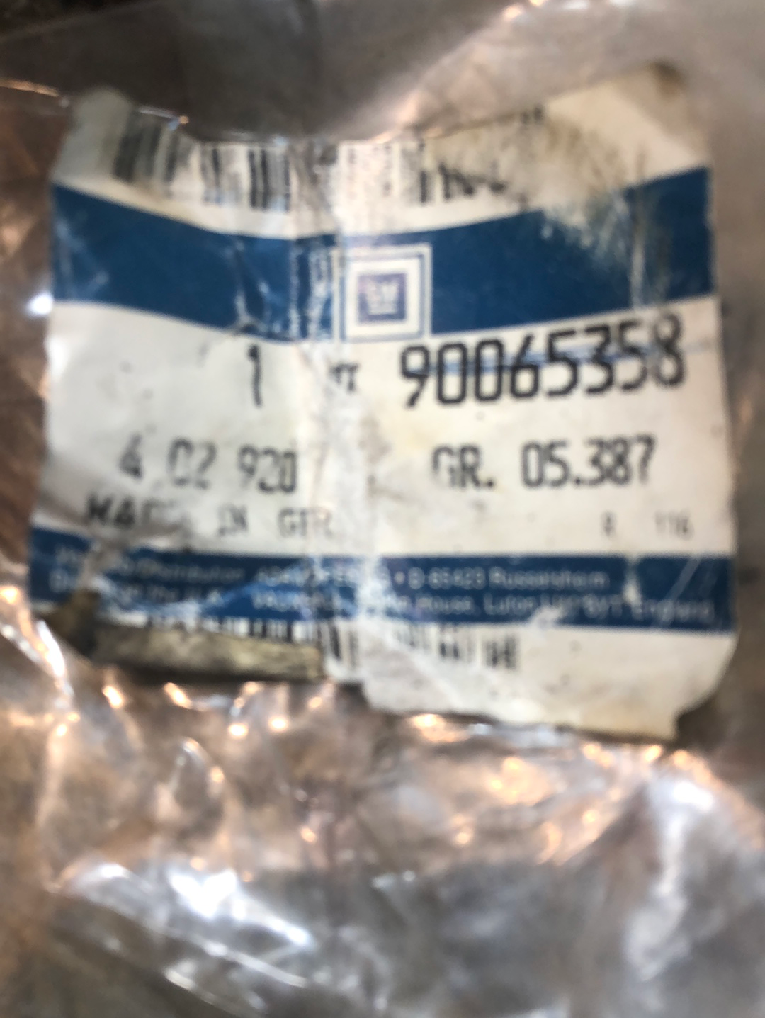Original Opel Monza PU Dämpfungsblock Neu