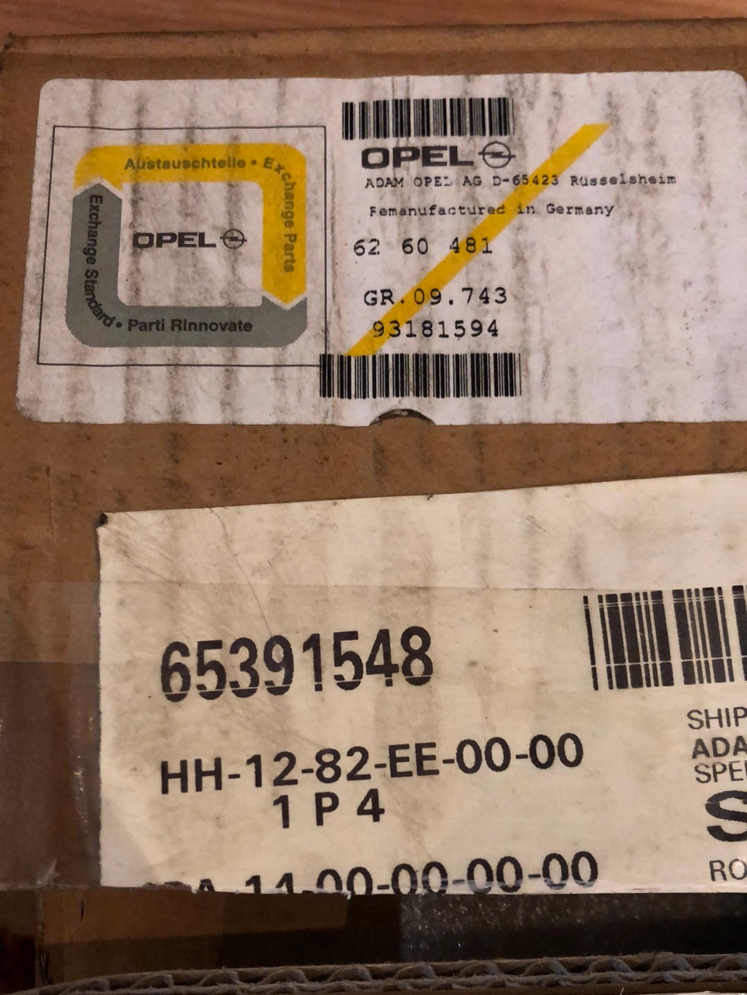 Original GM Opel Astra H Instrumente Cockpit Neu