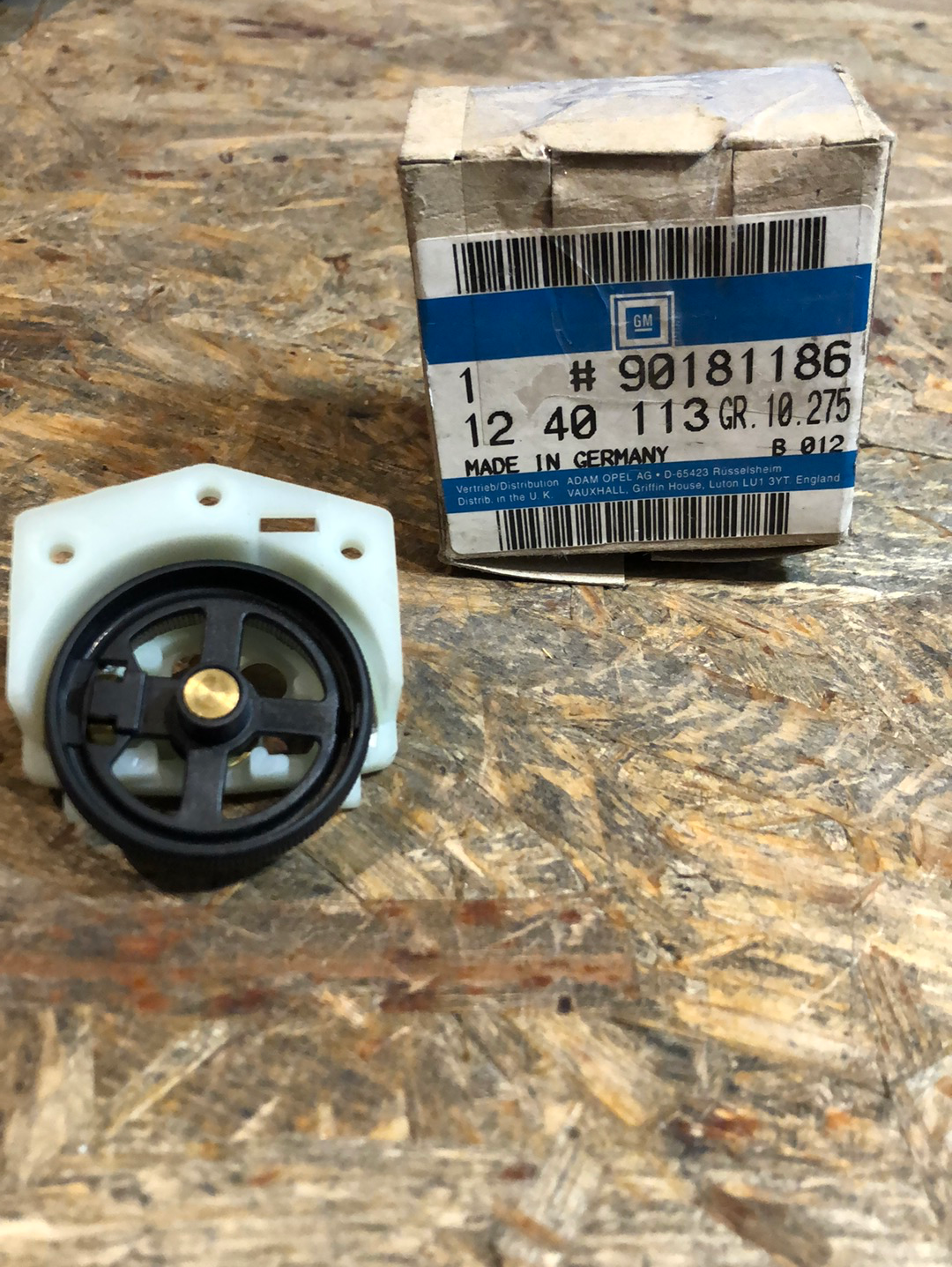 Original GM Opel Kadett E Dimmer Regelschalter für Tachobeleuchtung Neu