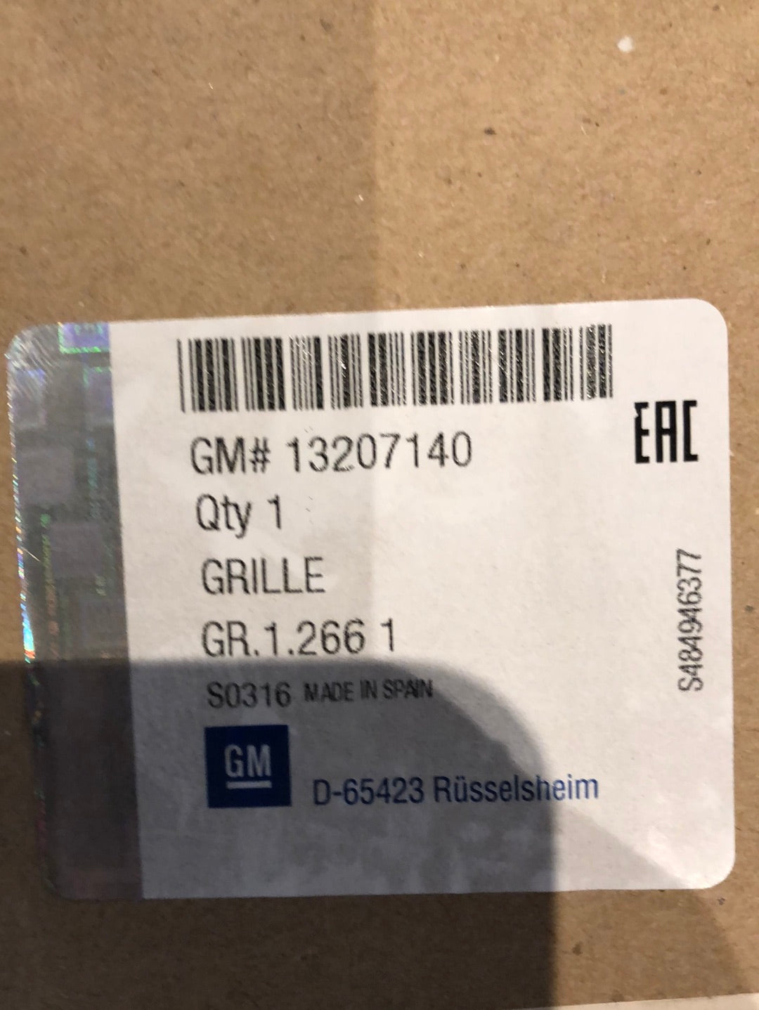 Original GM Opel Meriva A 1.3 CDTi Frontgrill Neu