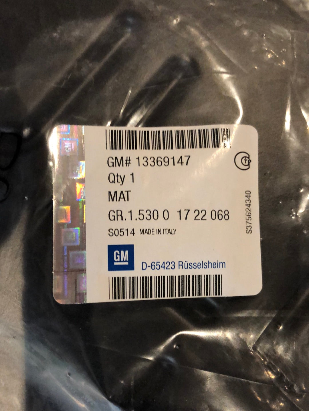 Original GM Opel Adam Kofferraum Laderaumwanne Neu