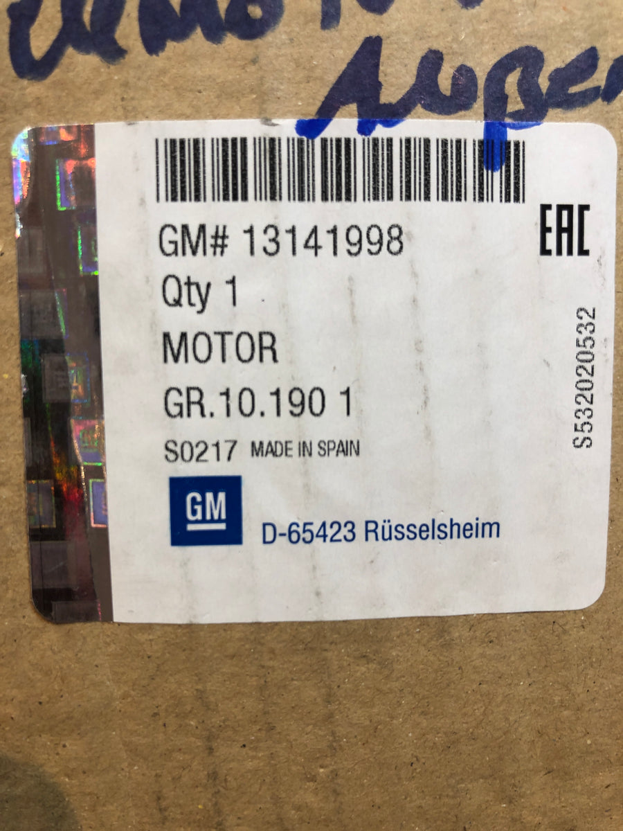 Original Opel GM Stellelement Stellmotor Aussenspiegel Li + Re