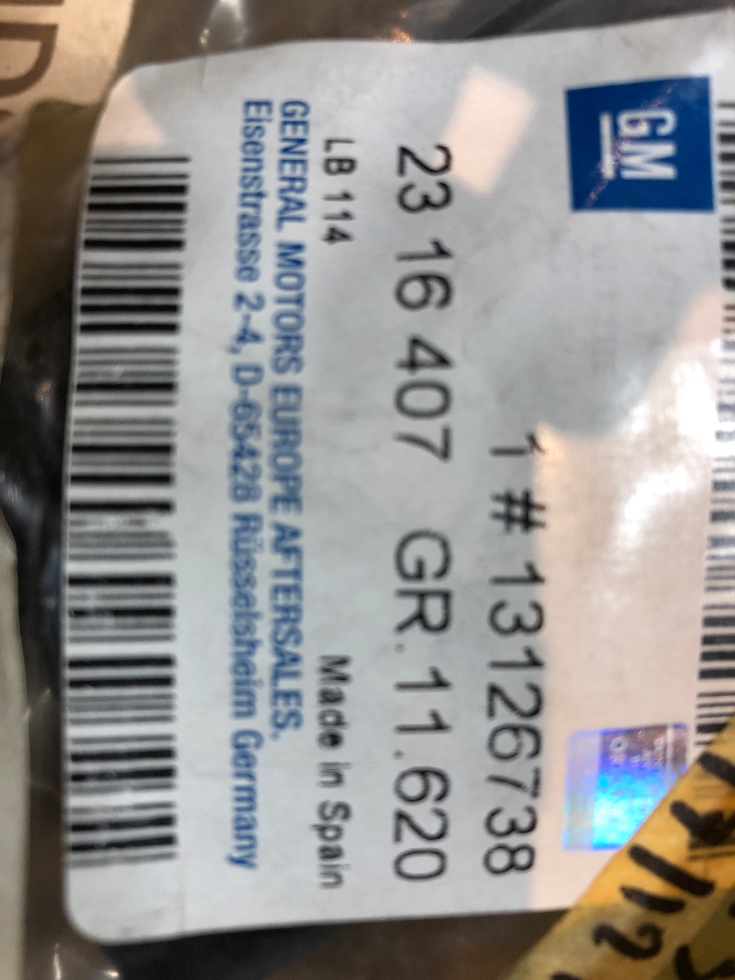 Original GM Opel Meriva A Blende Scharnierlager Neu