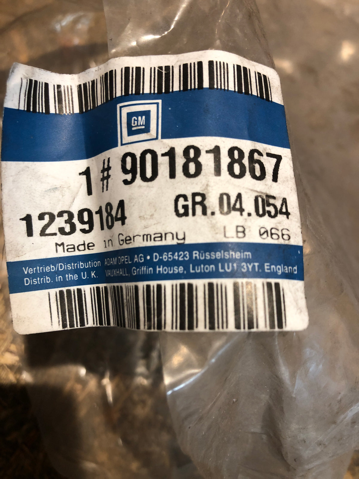 Original Opel Kadett E Kabelsatz Rückfahrleuchte Neu