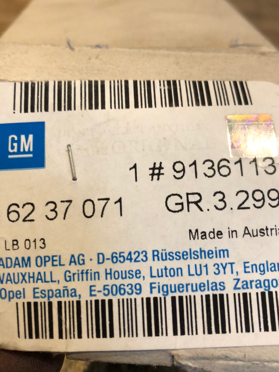 Original GM Opel Vectra B Zafira A Astra G Sicherungskasten Steuergerät Multimeter Neu