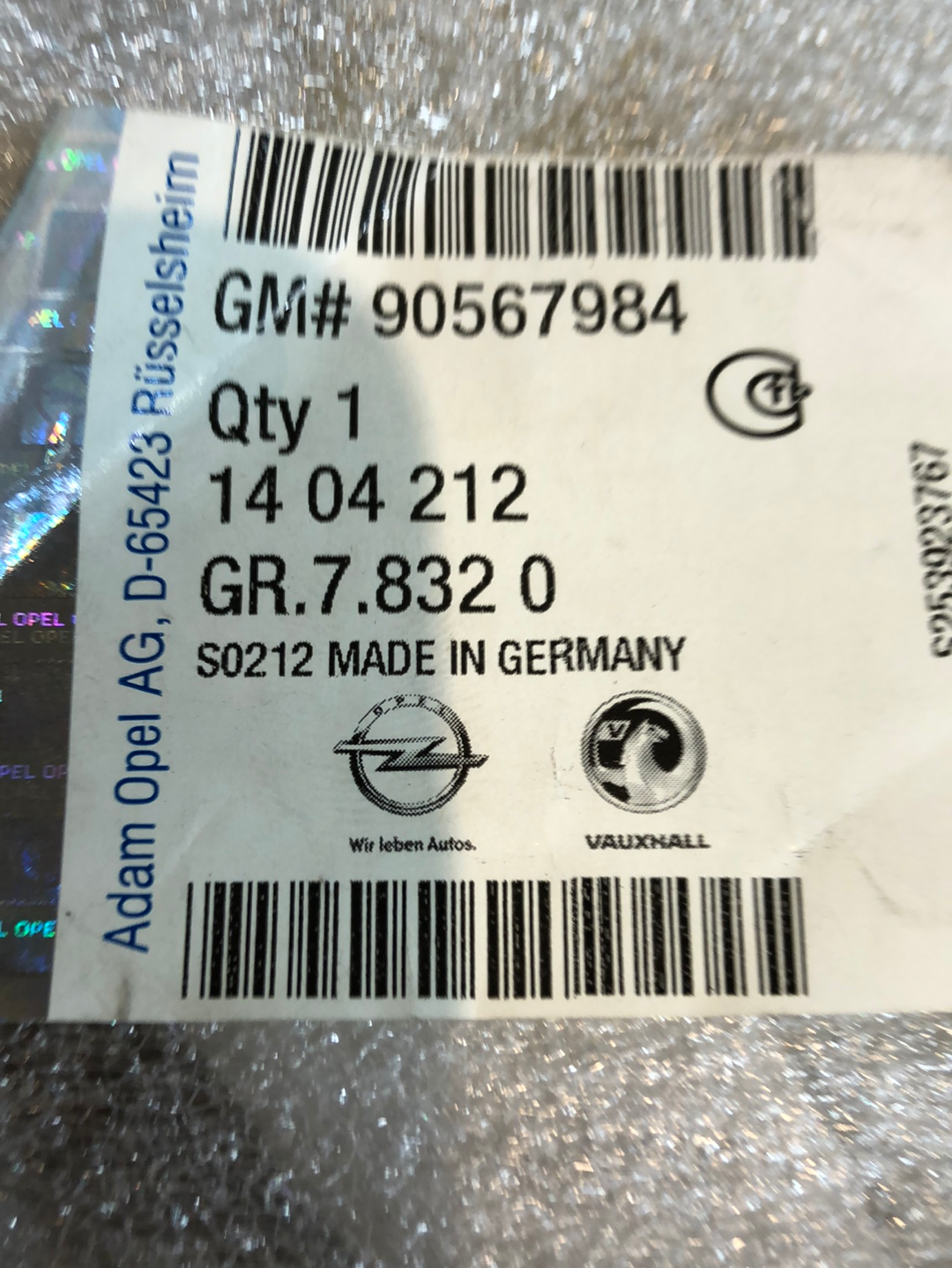 Original GM Opel Zafira B Stoßfängerverkleidung Hinten Unten Neu