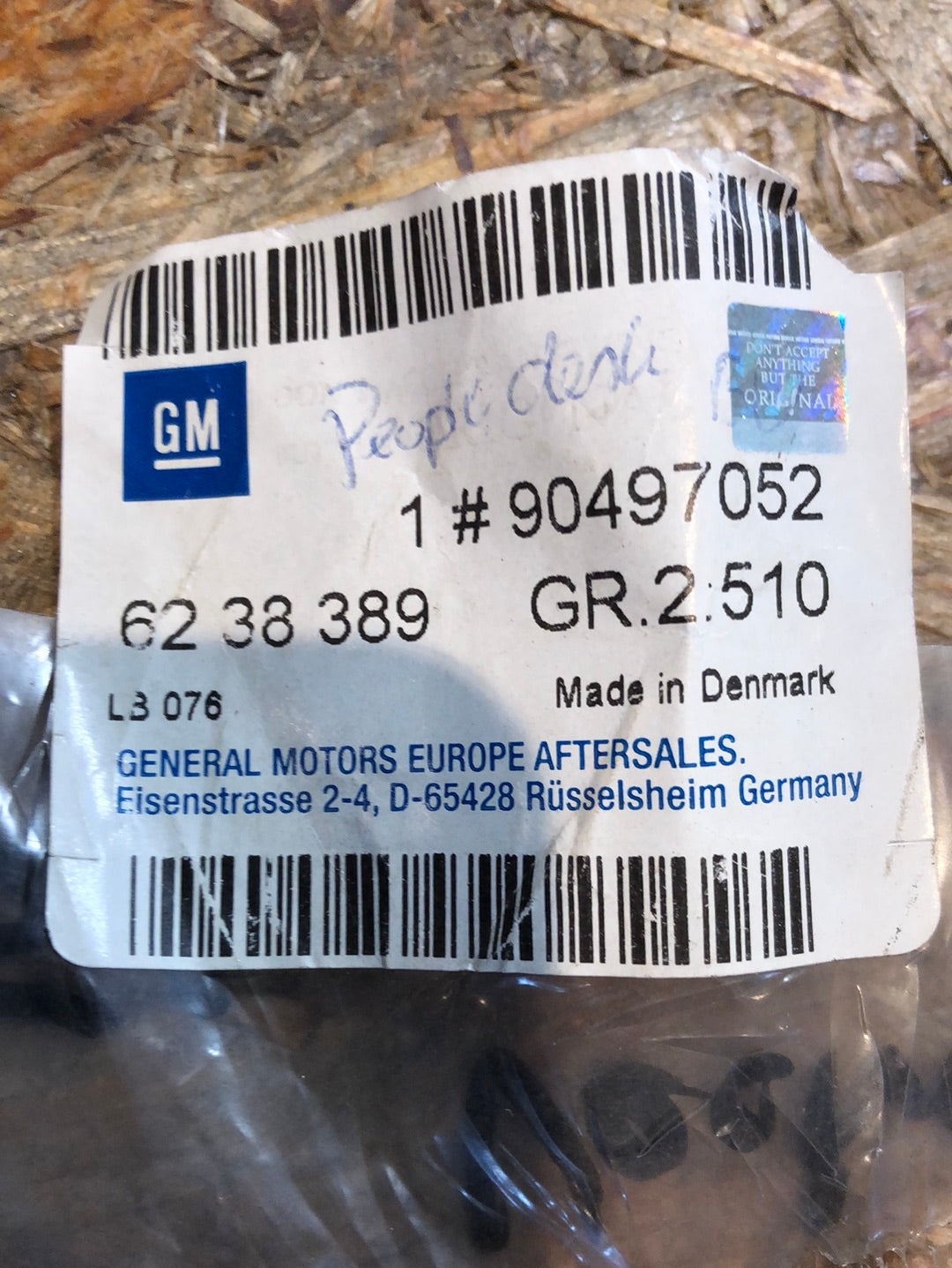 Original GM Opel Vectra B Warnkontakt Bremsbelagverschleiß vorne Neu