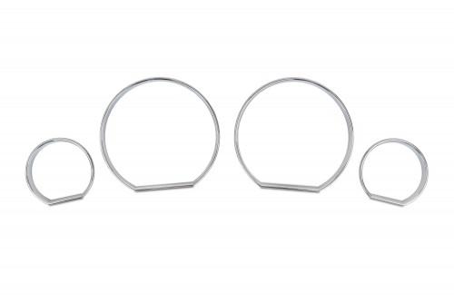 Tachochromringe, 4-teilig passend für BMW E46