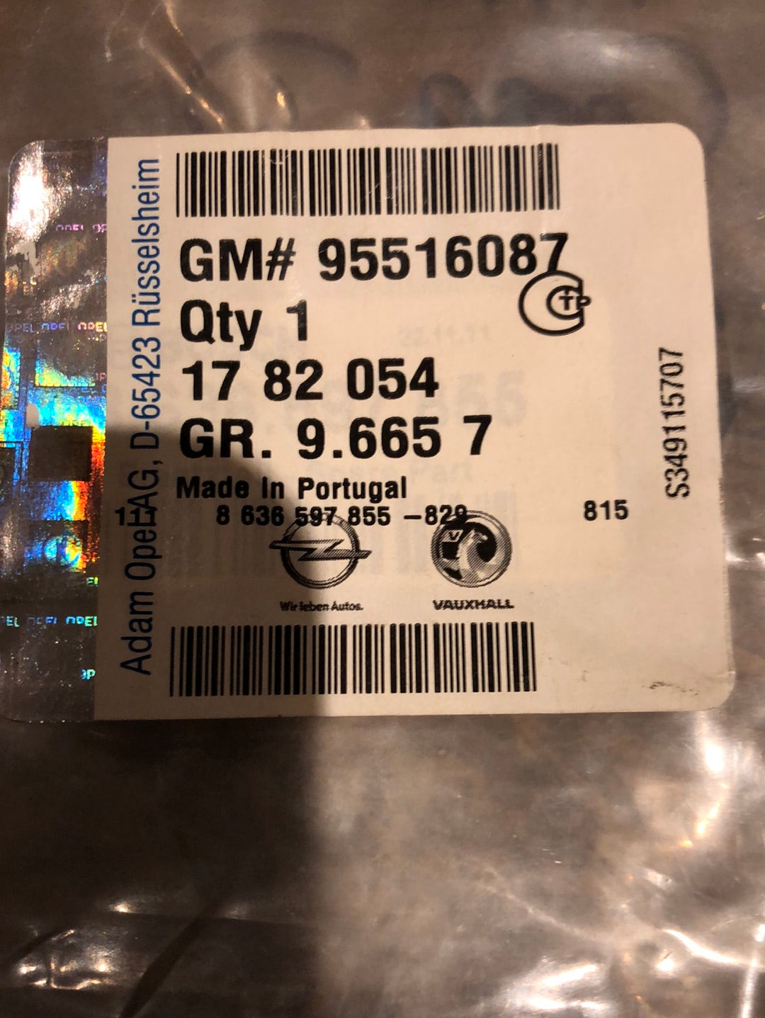 Original GM Opel Antara Corsa D Blende Radio Neu