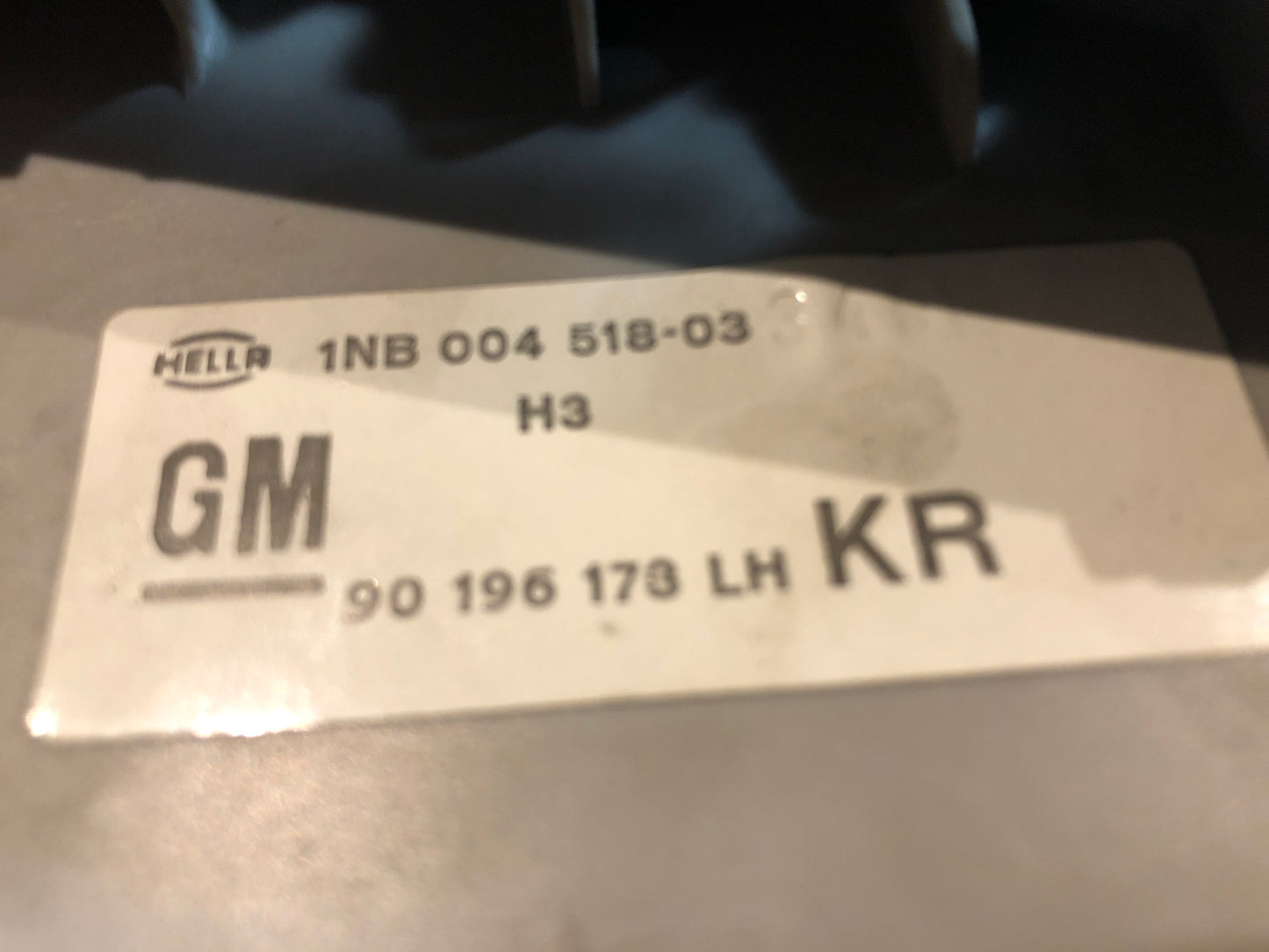 Original Opel Kadett E Nebelscheinwerfer rechts Neu