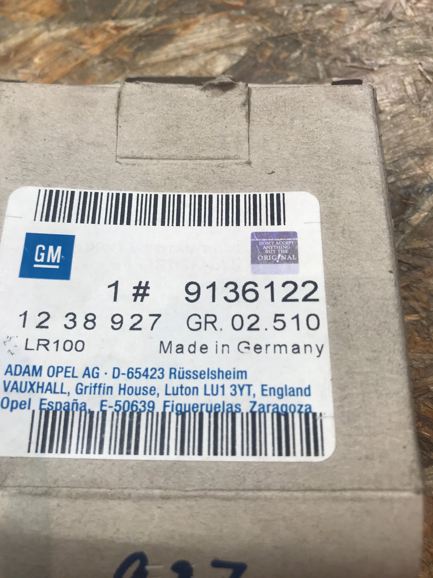 Original Opel Vectra B Airbag Sensor seitenairbag links NEU