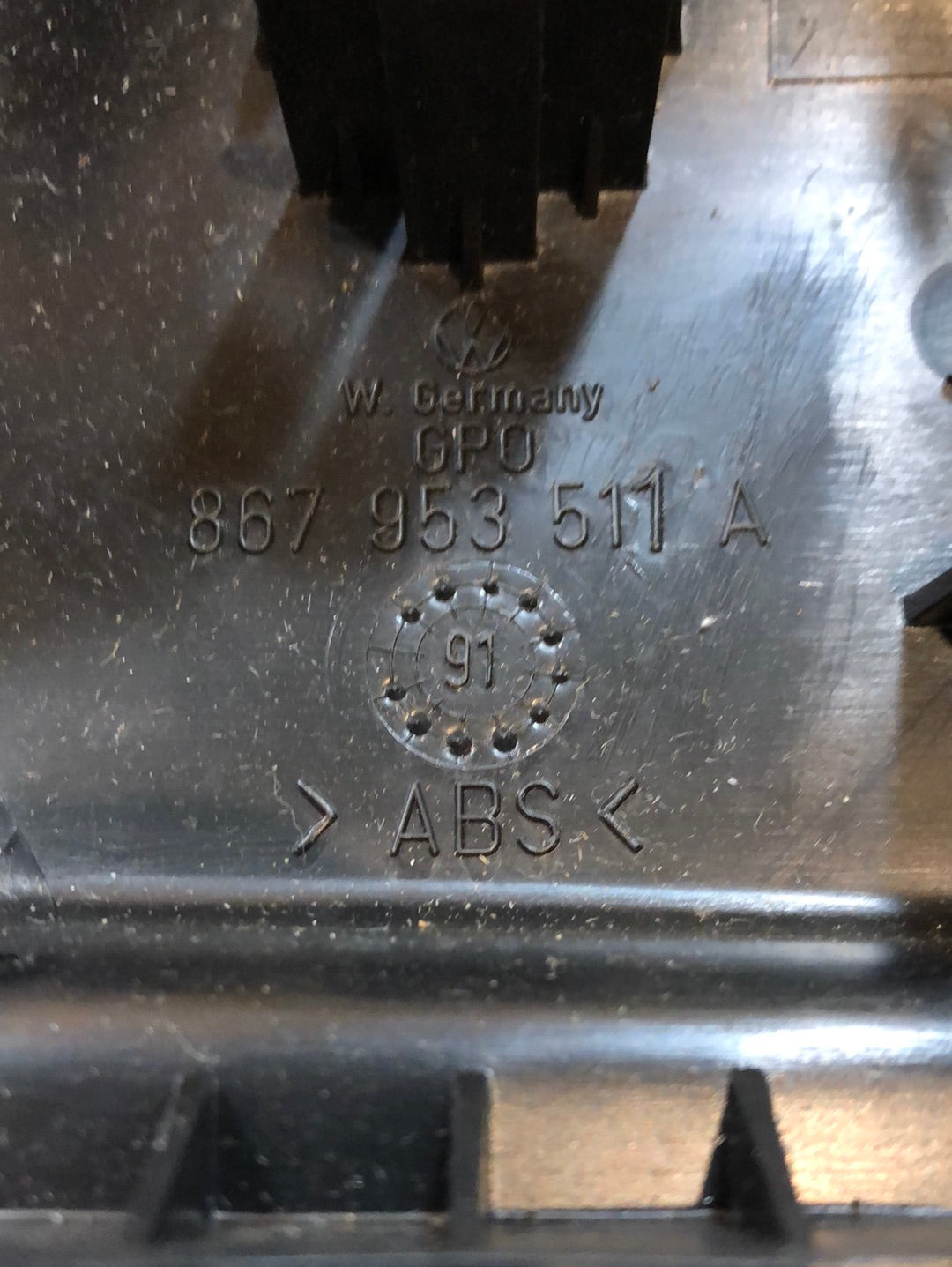 Original VW Polo 86C Lenksäulenverkleidung GEBRAUCHT