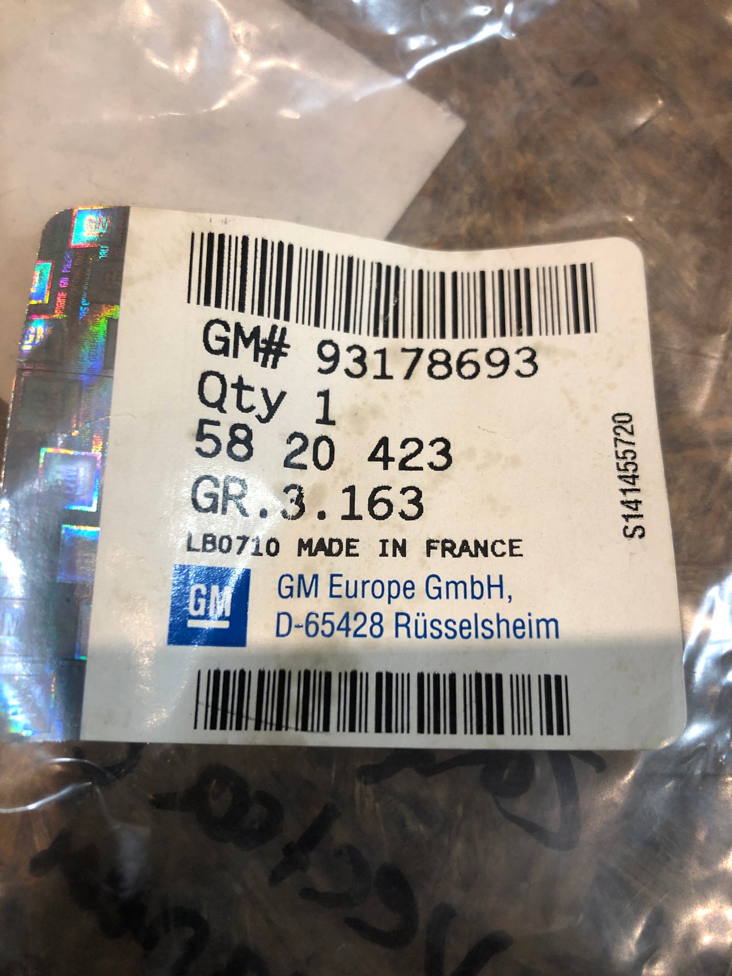 Original Astra H Zafira B Vectra C Signum 1,9 CDTI Krafstoffeinspritzleitung