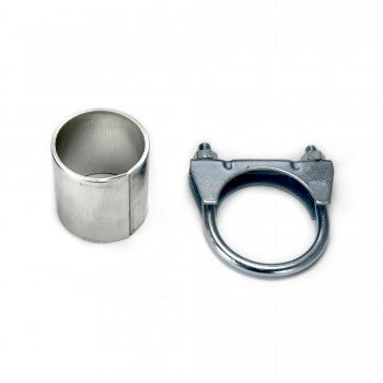 Edelstahl-Endschalldämpfer mit oval DTM-Look Endrohr