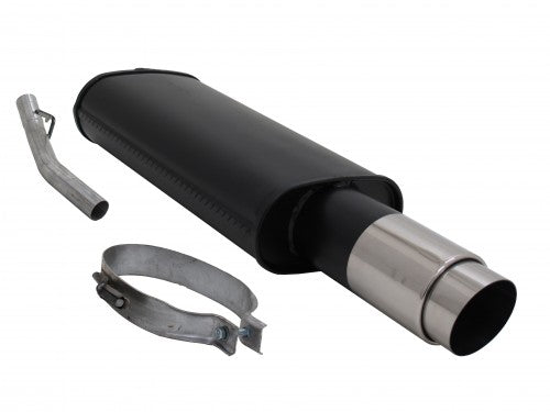 Endschalldämpfer, 1 x 103 mm, GP-Design, mit ABE