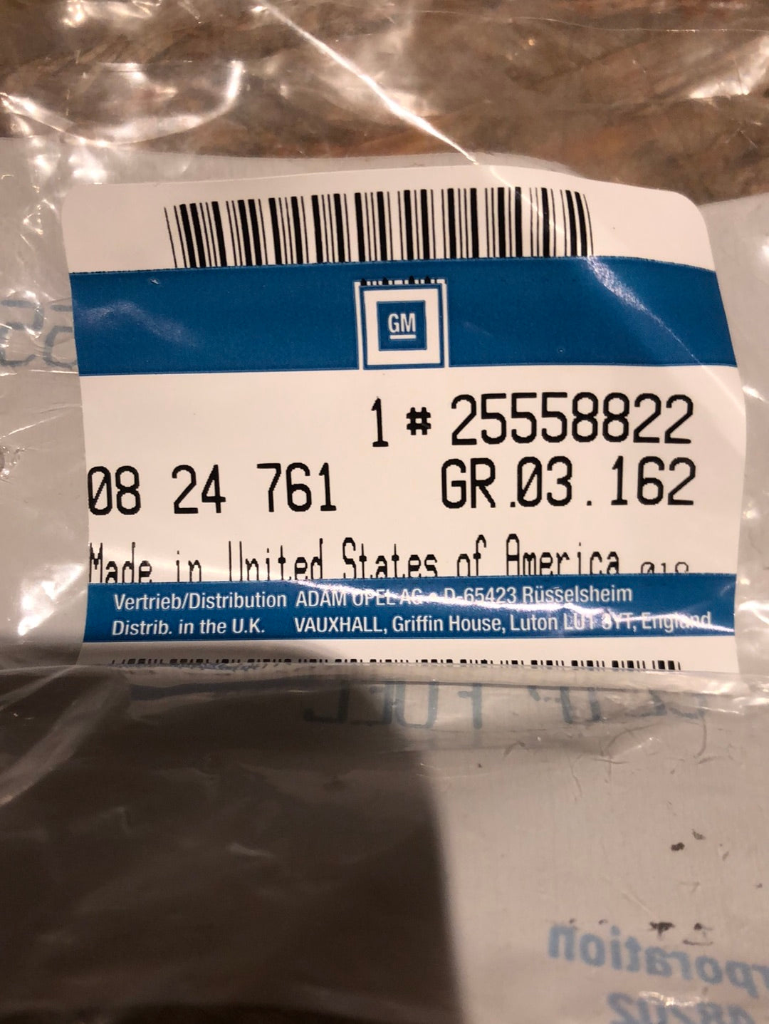 Original GM Opel Sintra Clip Kraftstoffleitung Neu