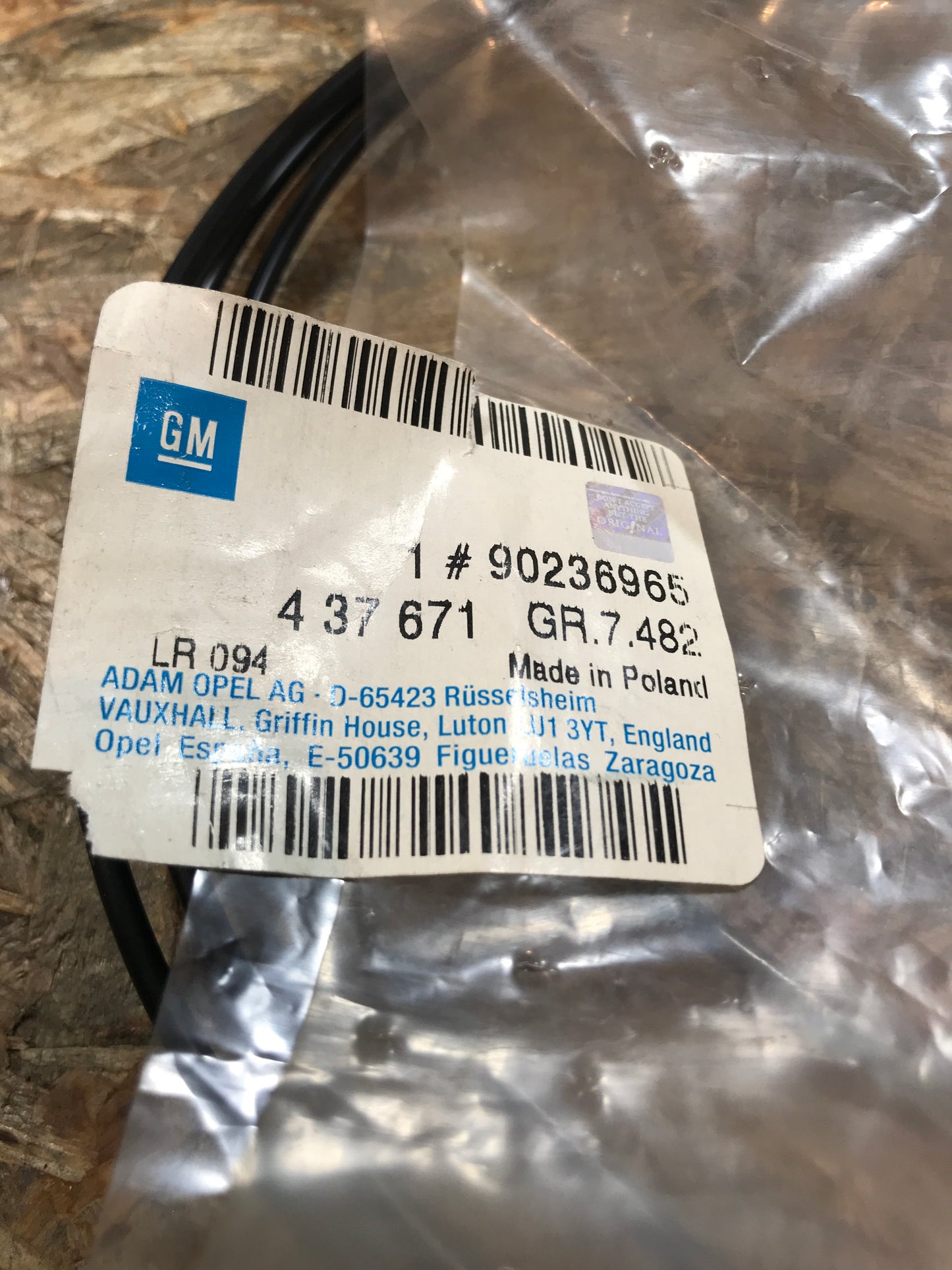 Original Opel Astra F Druckleitung Stoßdämpfer hinten NEU