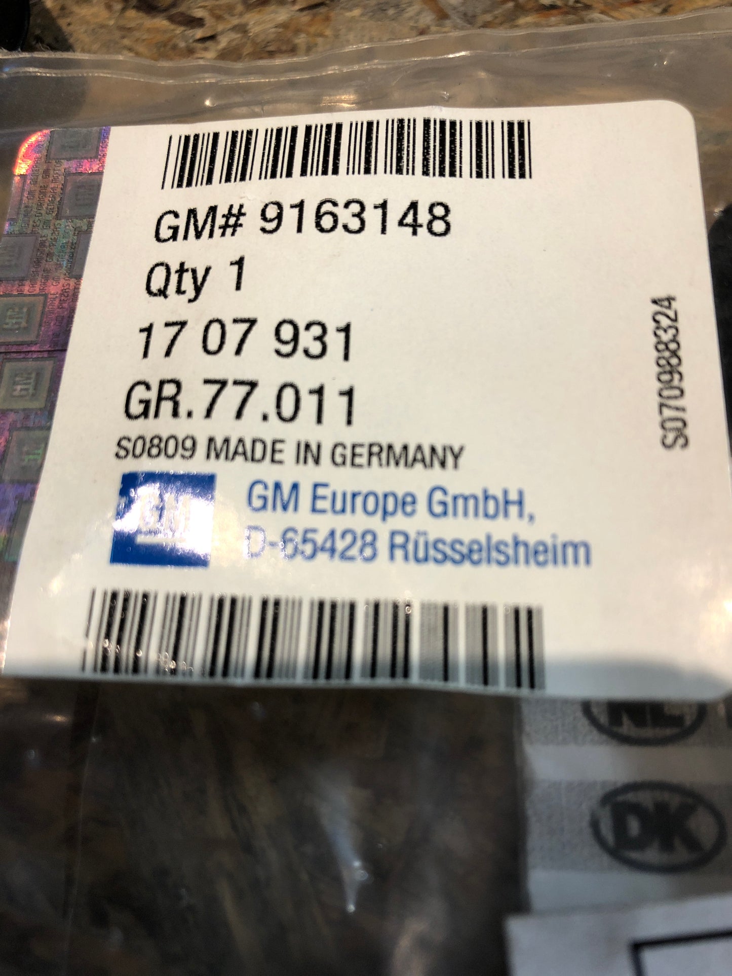 Original Opel Vectra C Haken Gepäcknetz Neu