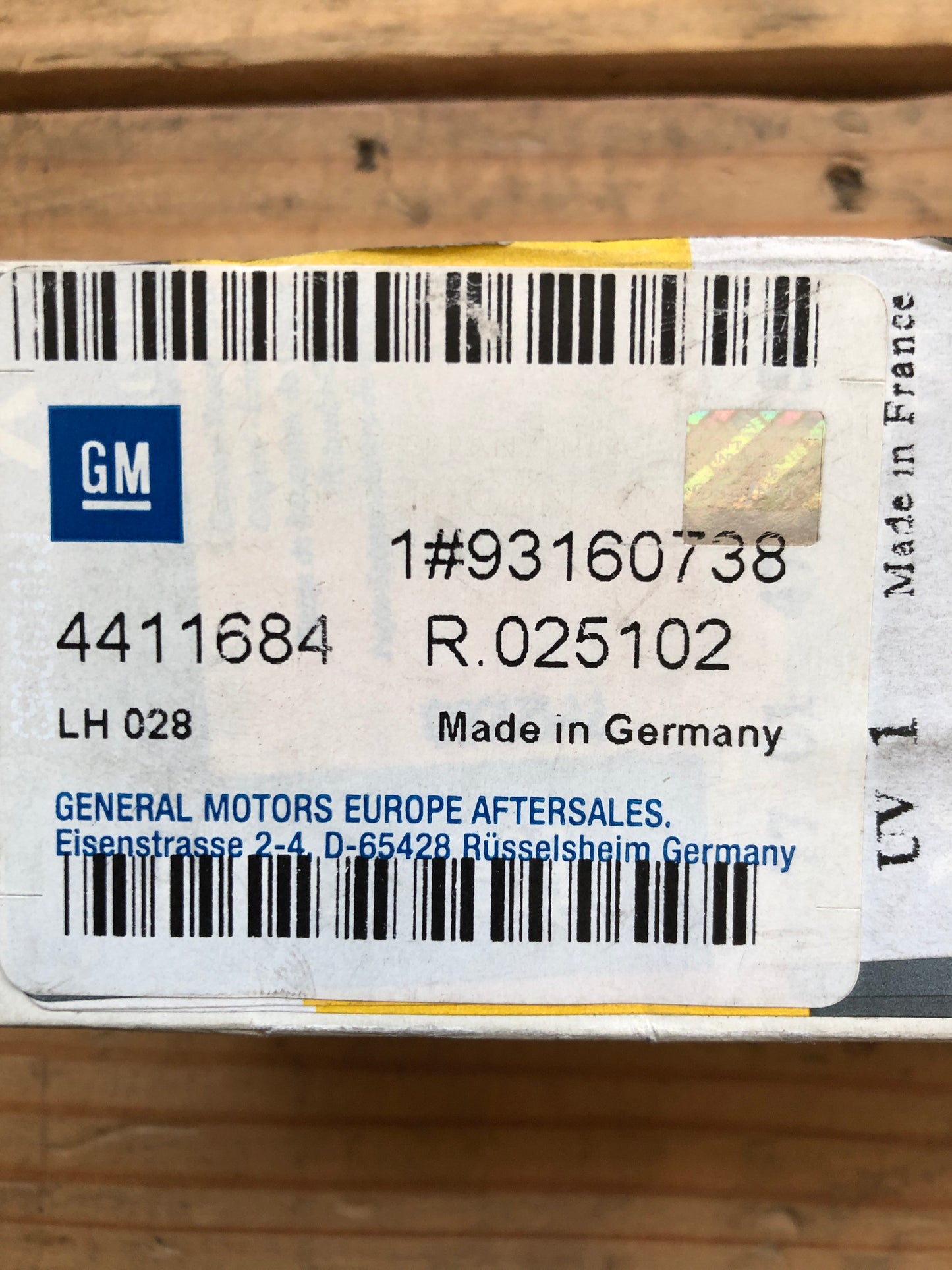 Original GM Opel Movano A Sensor Kraftstoffeinspritzung Neu