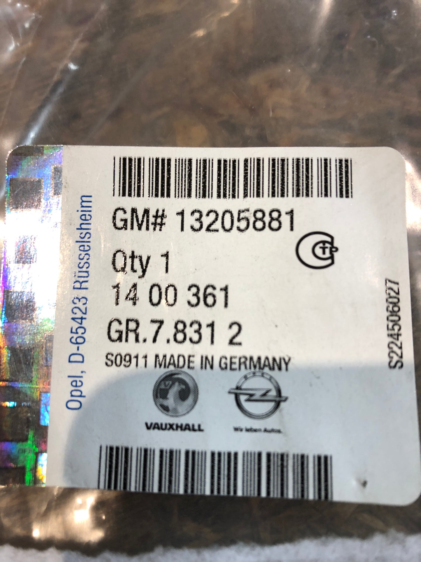 Original Opel Vectra C Einsatz Kühlergrill Beifahrerseite Neu