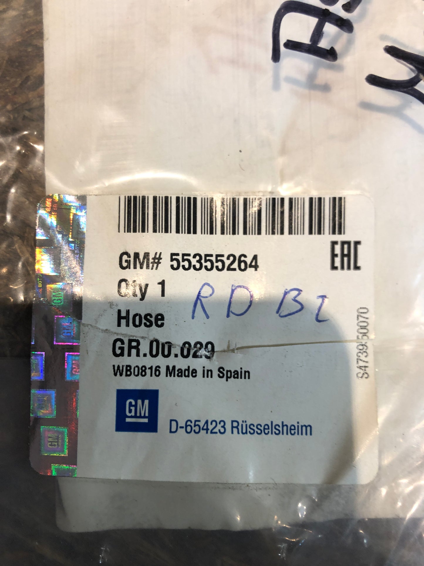 Original GM Opel Astra H Motorenlüftung Neu