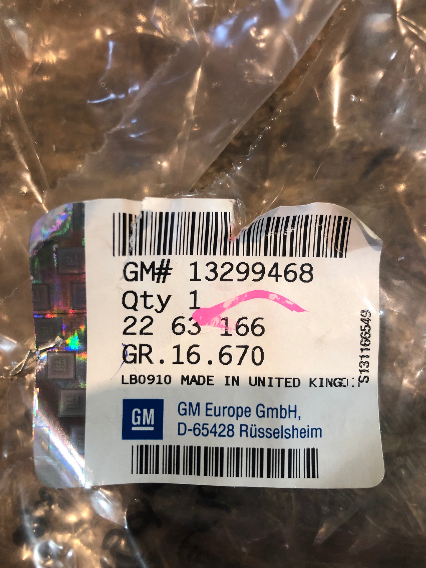 Original GM Opel Verkleidung Abdeckung innen rechts Neu