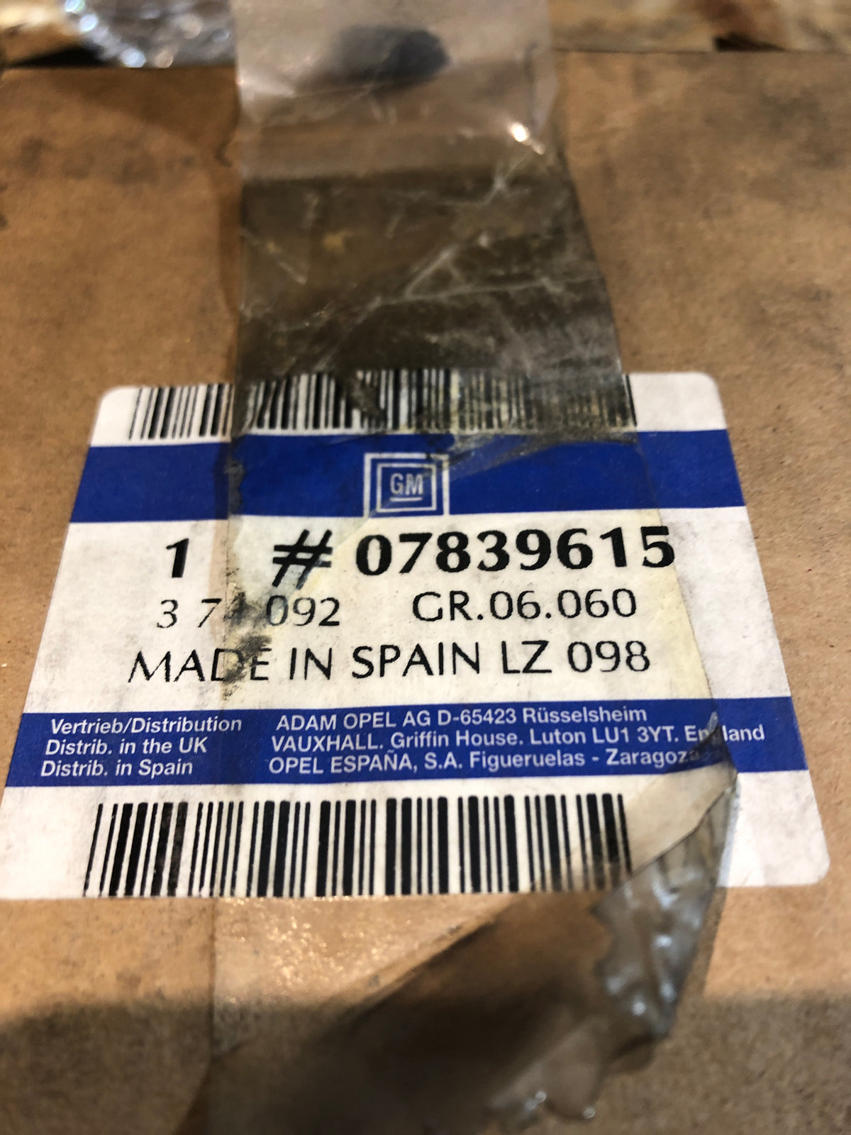 Original Opel Corsa A Antriebswelle Neu