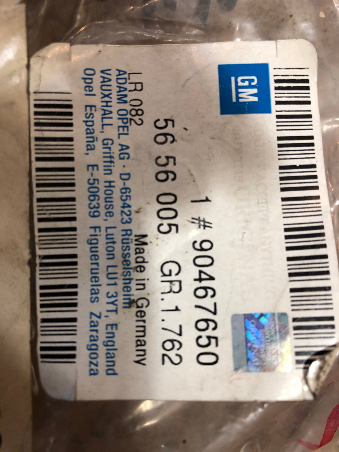 Original GM Opel Frontera A Schlauch Entlüftung Neu