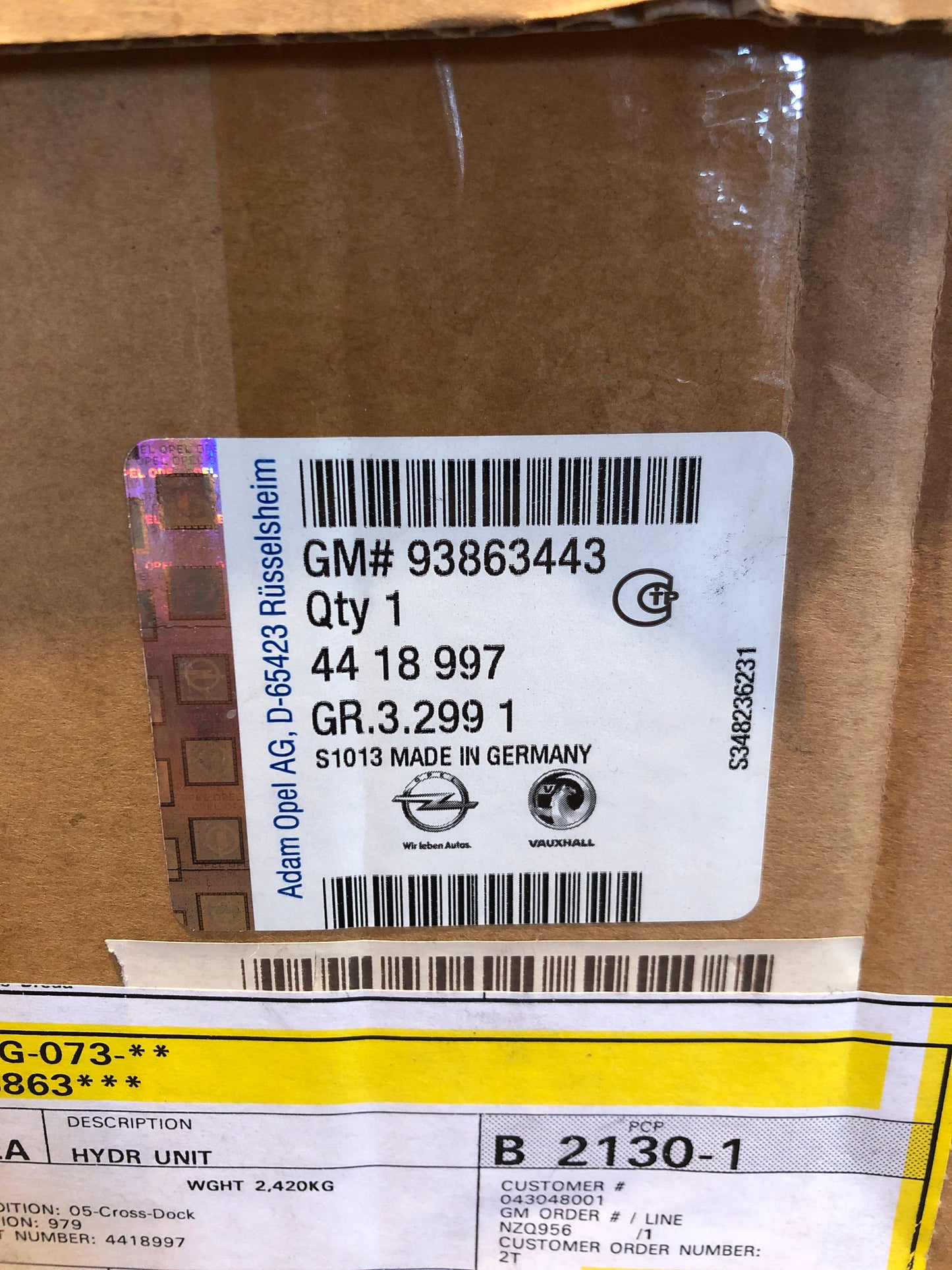 Original Vivaro A ABS-Steuergerät