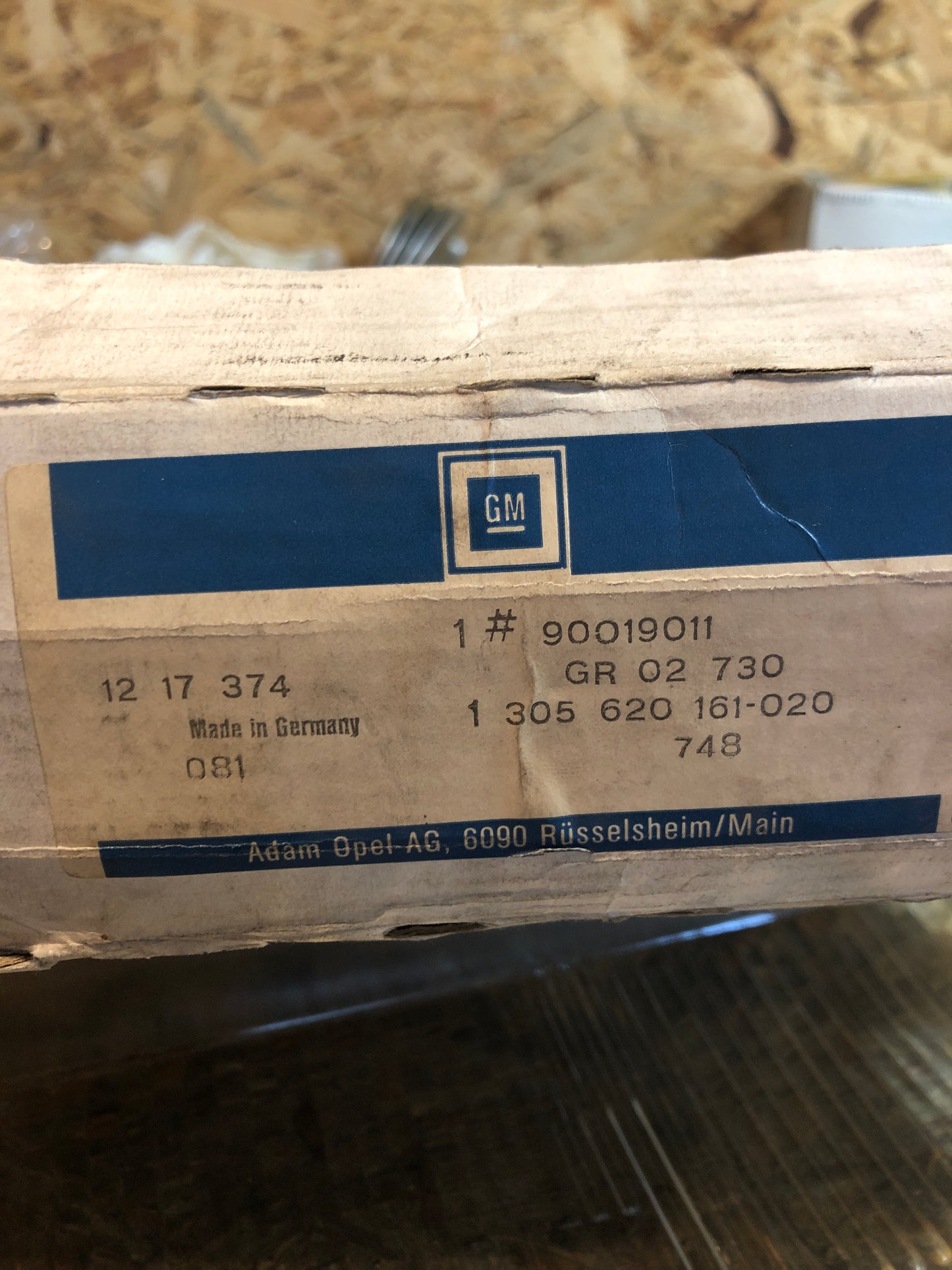 Original GM Opel Ascona B Glas Scheinwerfer Streuscheibe Neu